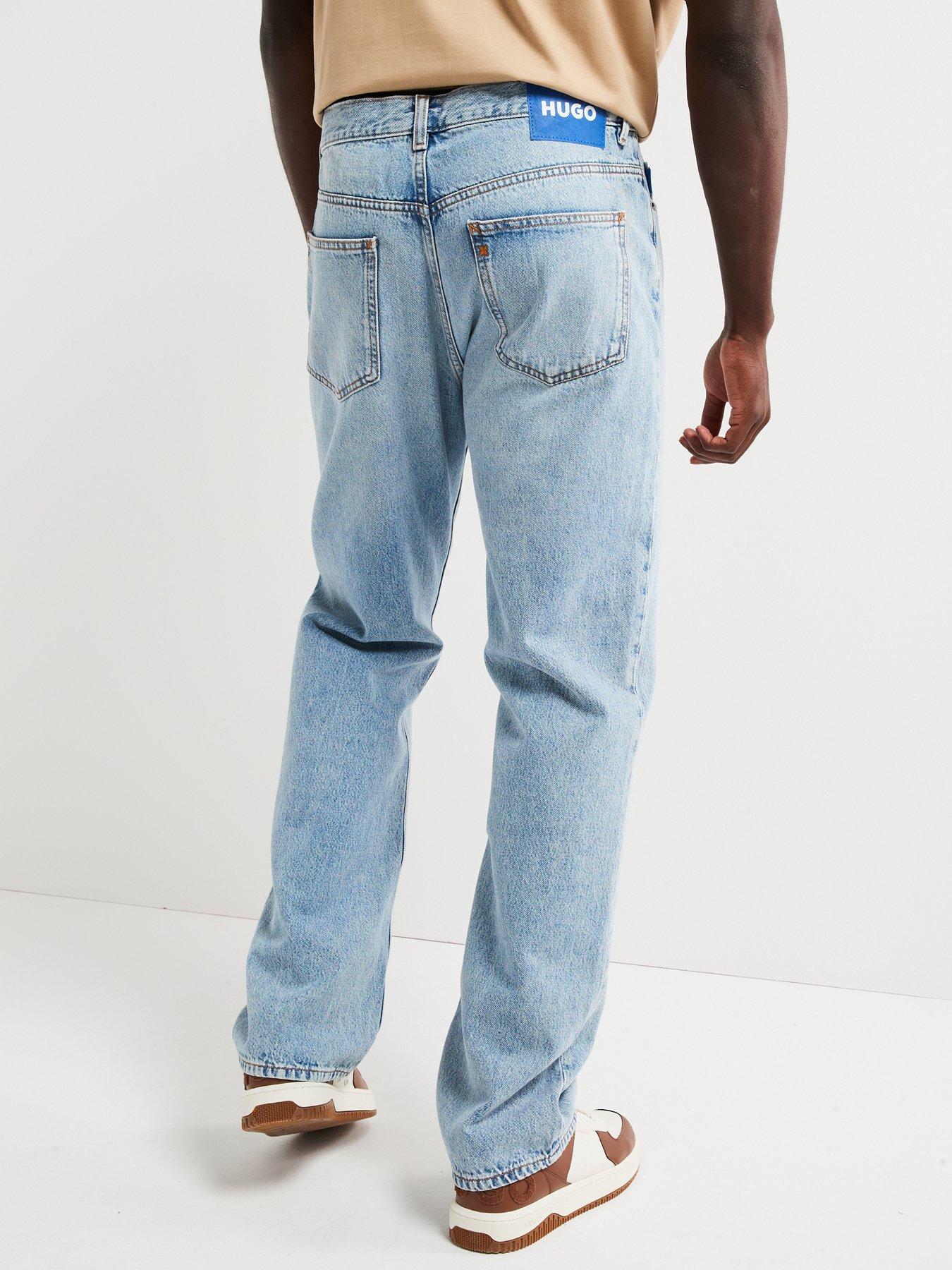 hugo-blue-nate-baggy-fit-jeans-aquastillFront