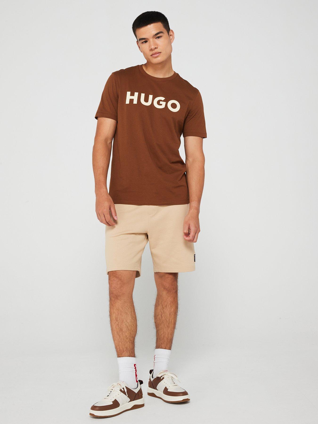 hugo-hugo-dulivio-regular-fit-large-logo-t-shirt-brownback