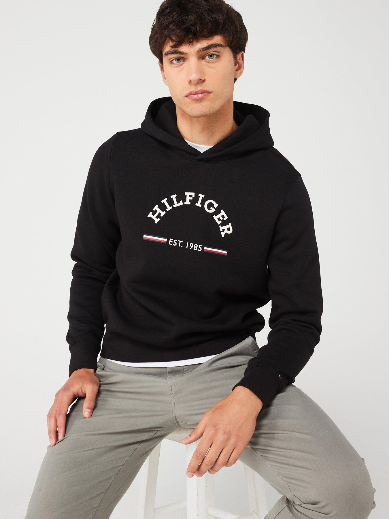 tommy-hilfiger-tommy-hilfiger-arch-logo-hoodie-blackdetail