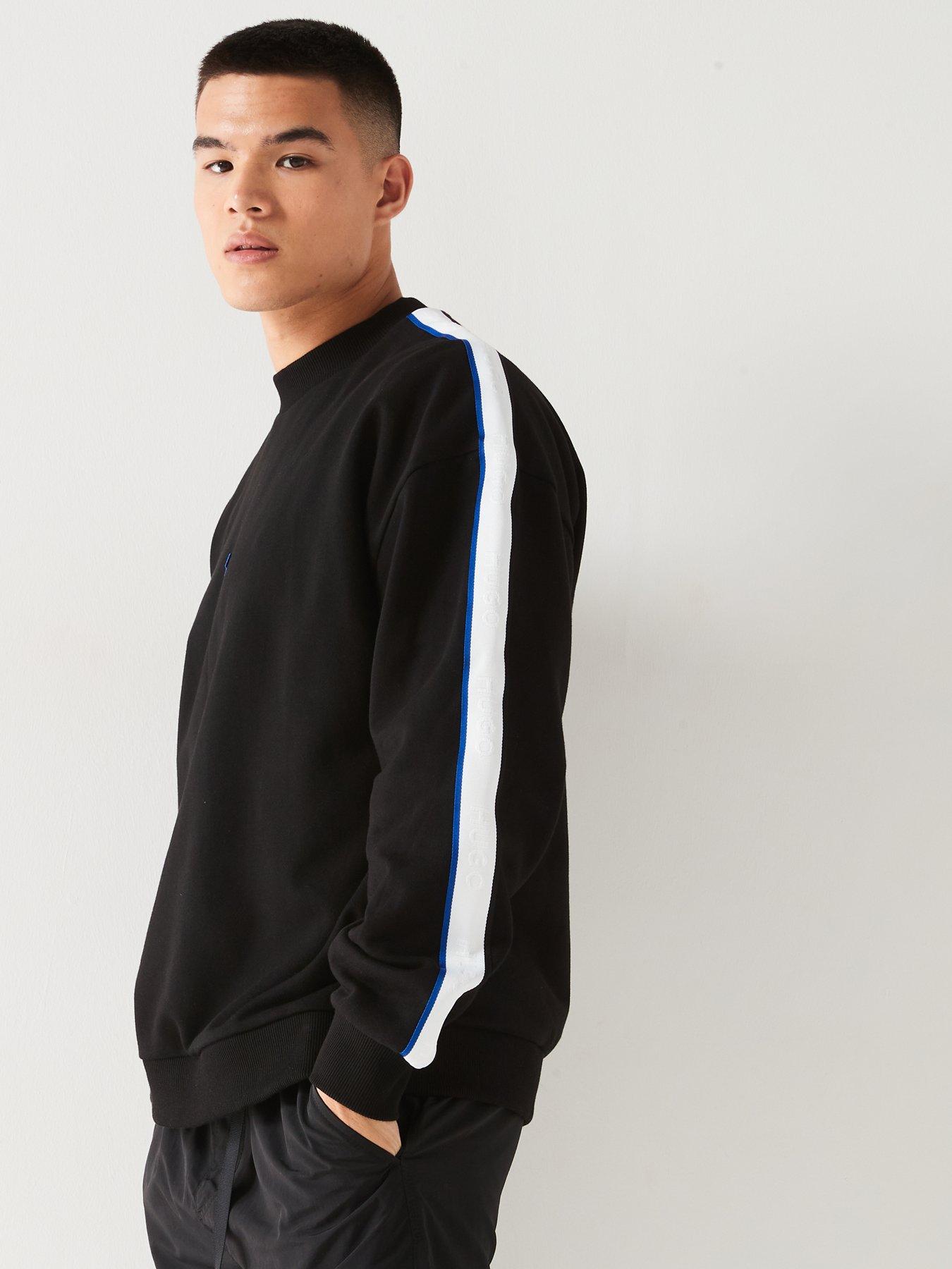 hugo-blue-niole-regular-fit-shoulder-tape-crew-sweat-blackdetail