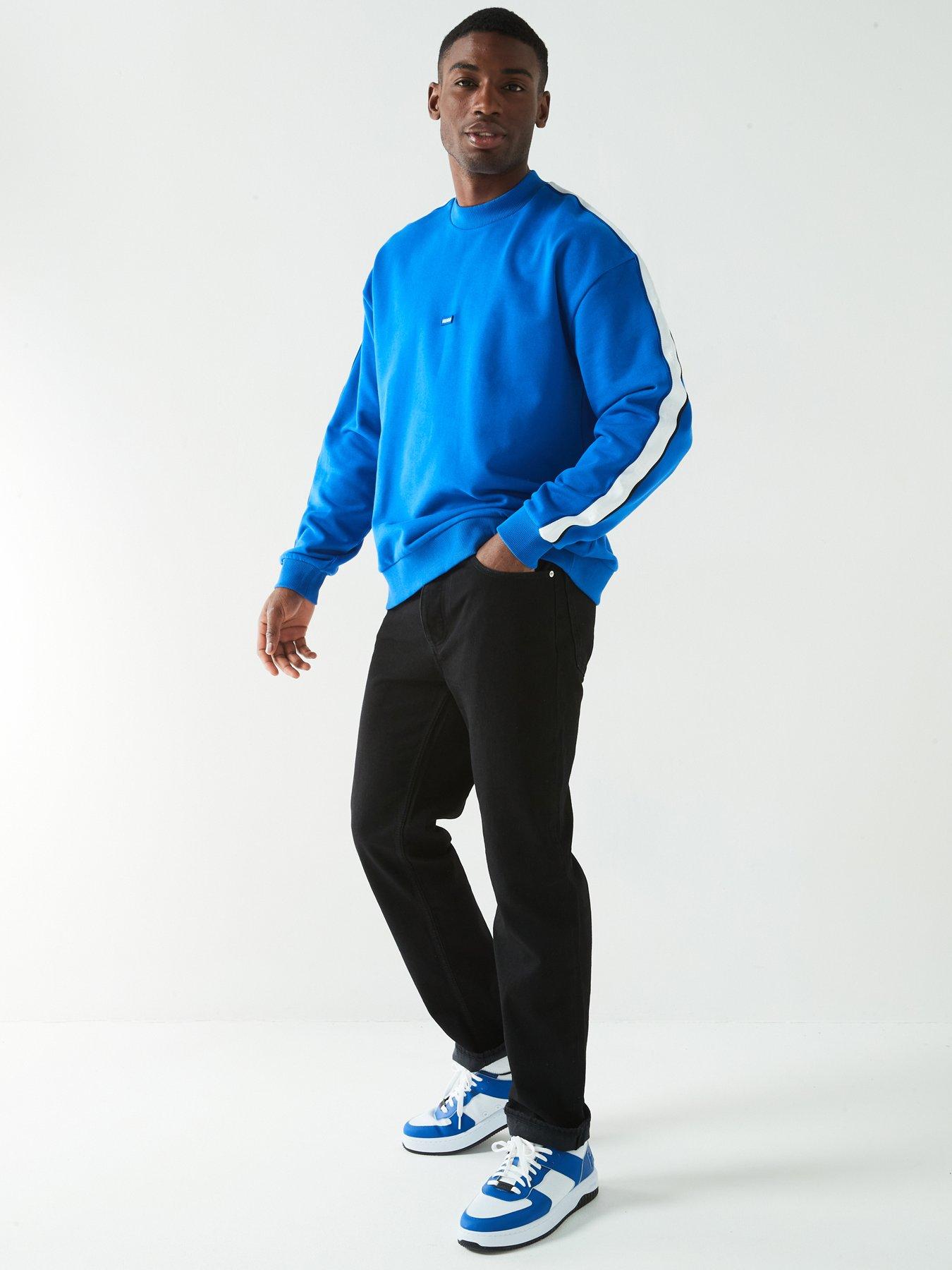 hugo-blue-niole-regular-fit-shoulder-tape-crew-sweat-blue