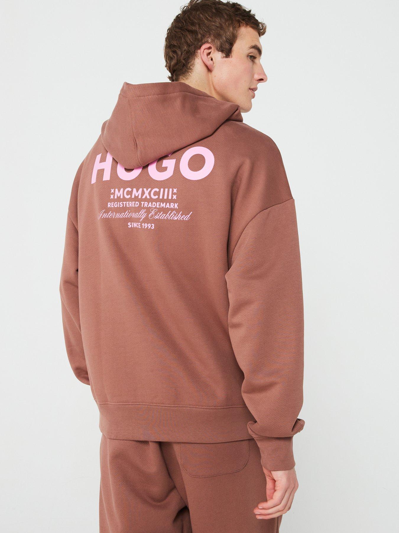 hugo-blue-nazardo-oversized-international-logo-hoodie-brownstillFront