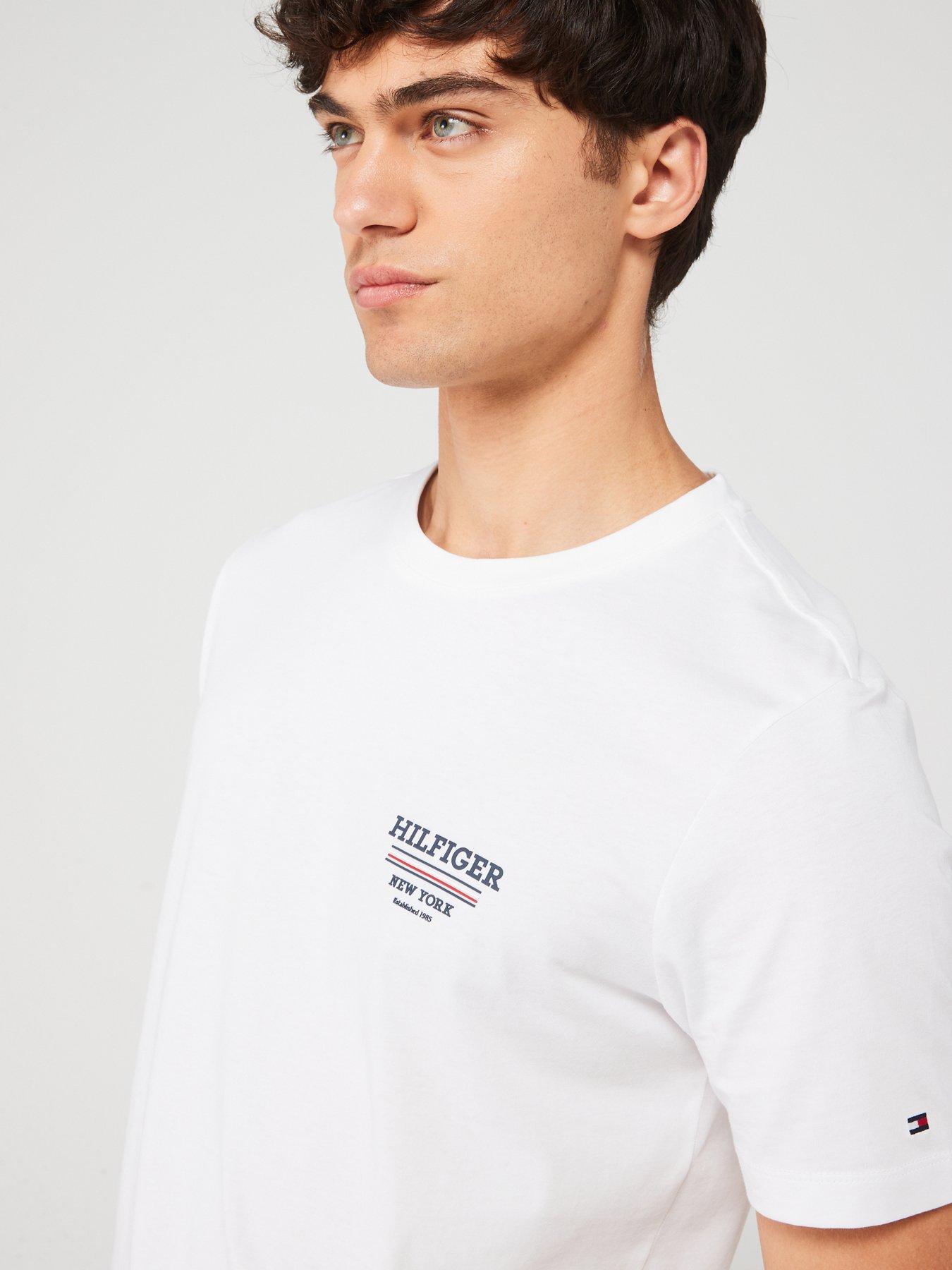 tommy-hilfiger-tommy-hilfiger-left-chest-global-stripe-t-shirt-whiteoutfit