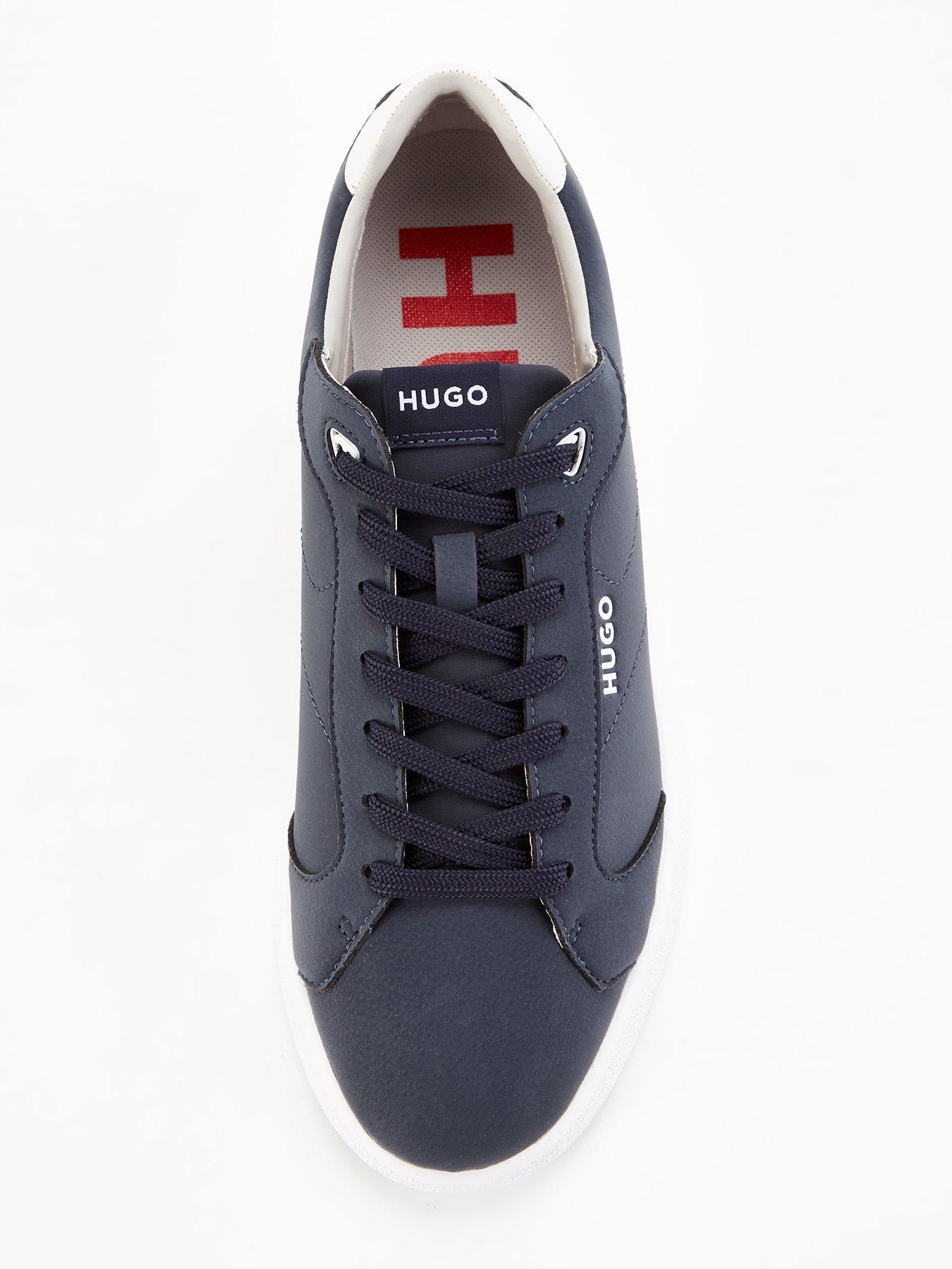 hugo-hugo-riven-nubuck-lace-sneaker-navywhiteoutfit