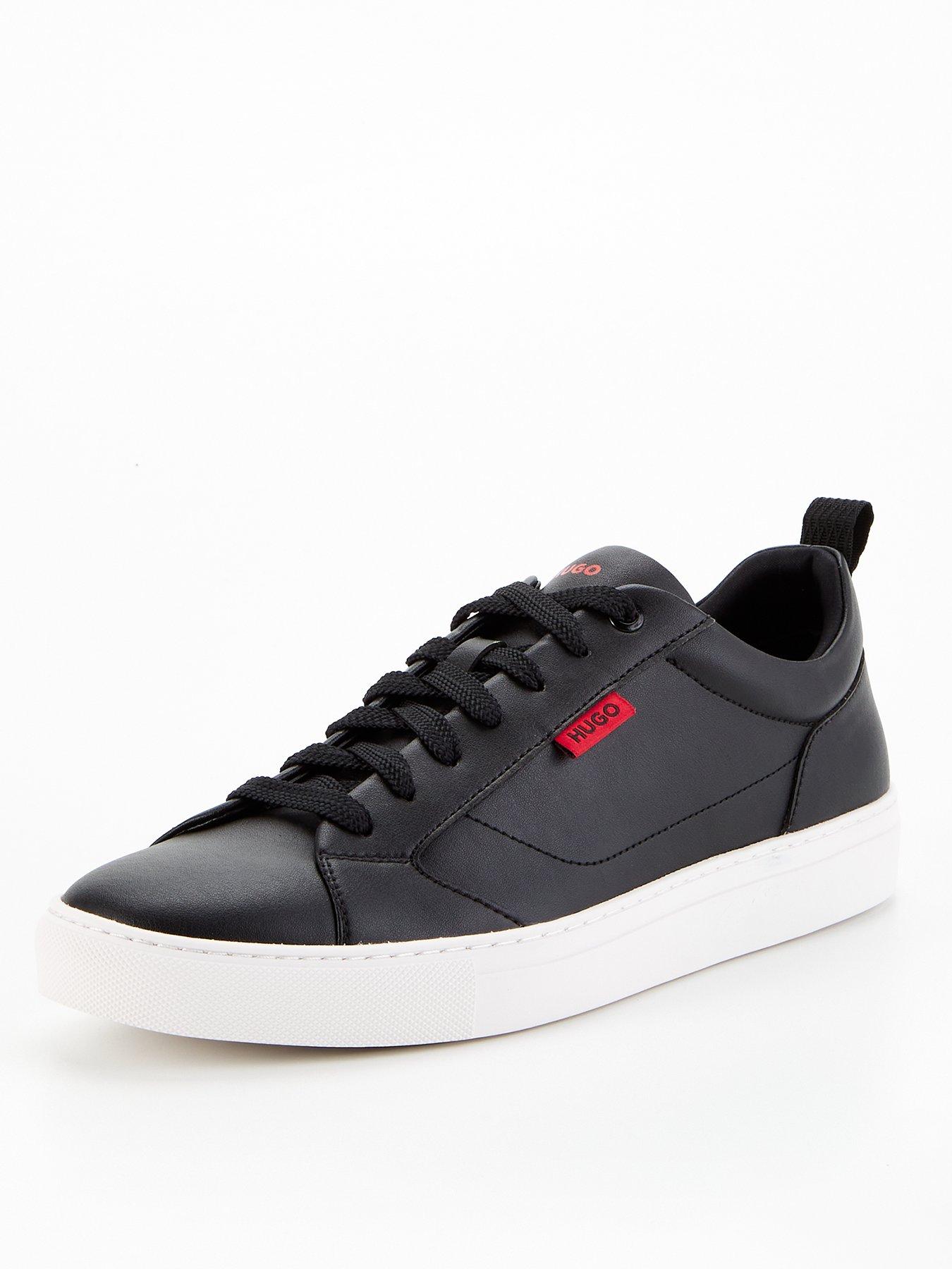 hugo-hugo-morrie-leather-lace-court-trainer-blackwhitestillFront