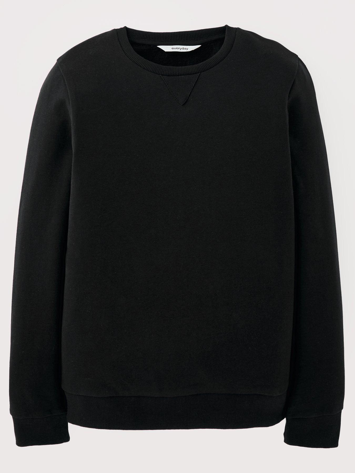 everyday-crew-neck-sweatshirt--blackfront