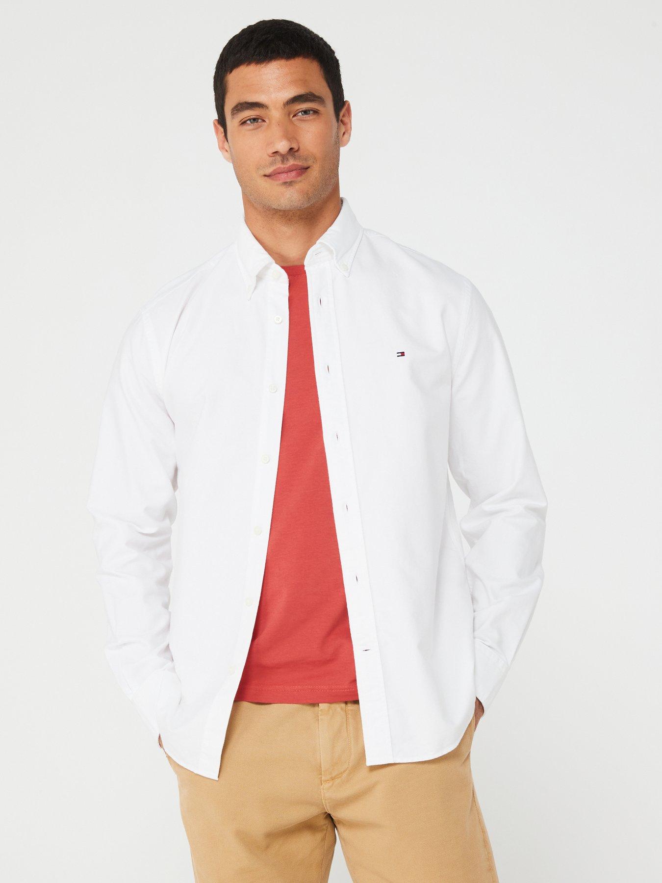 tommy-hilfiger-tommy-hilfiger-solid-heritage-oxford-regular-fit-shirt-whitefront