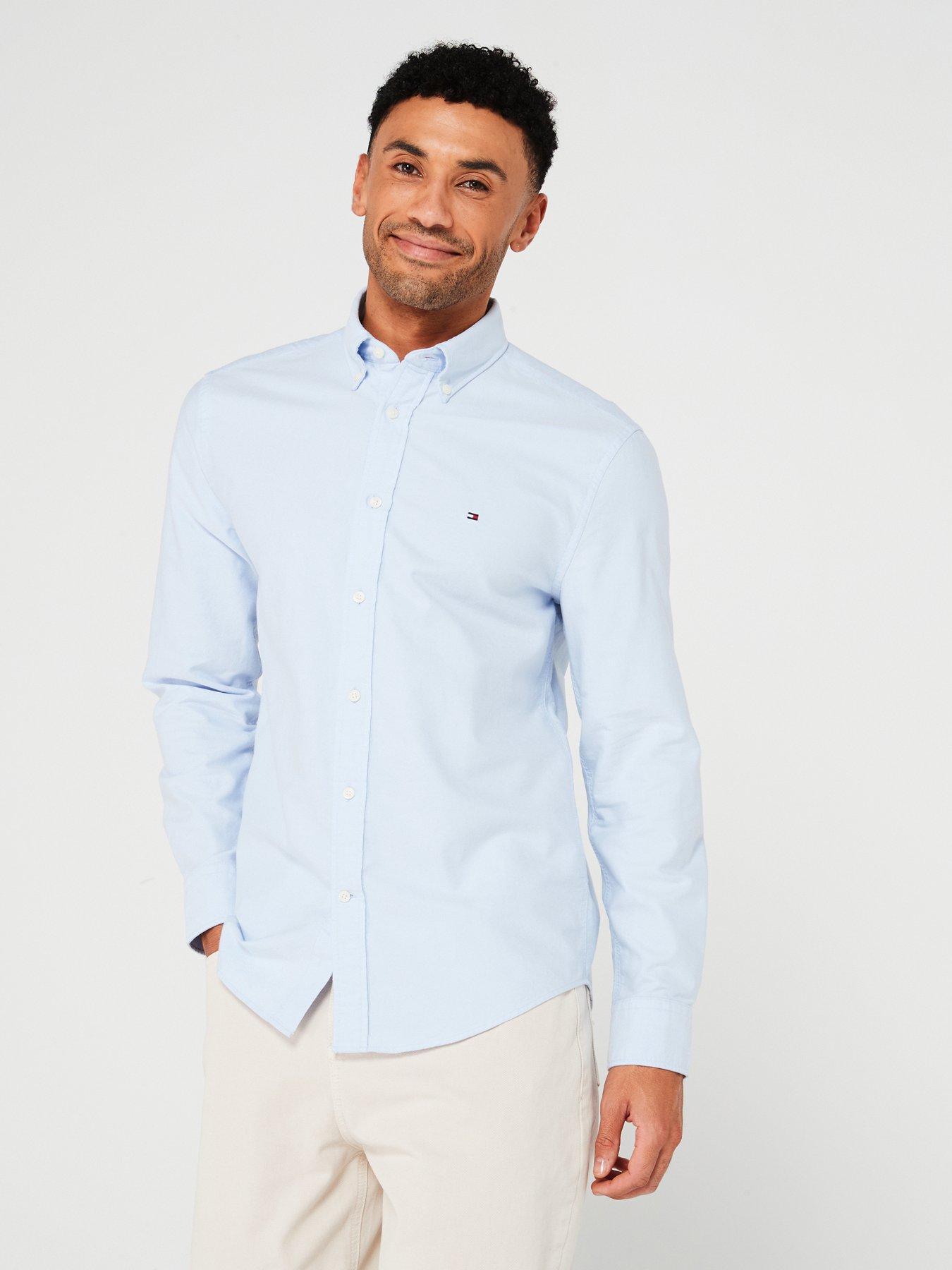 tommy-hilfiger-tommy-hilfiger-solid-heritage-oxford-regular-fit-shirt-light-bluefront