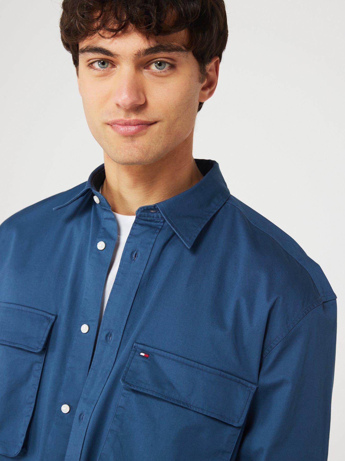 tommy-hilfiger-tommy-hilfiger-utility-twill-overshirt-blueoutfit