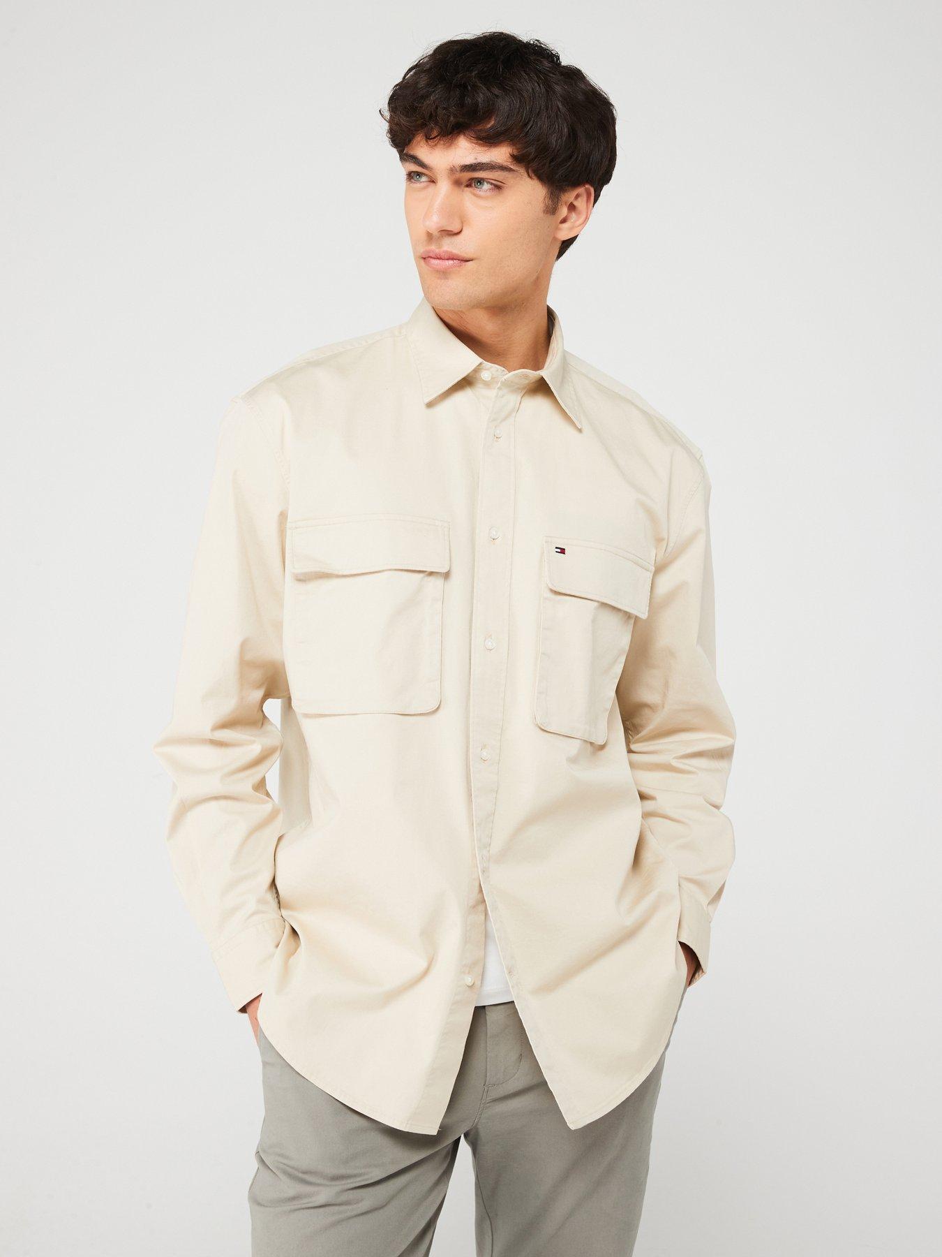 tommy-hilfiger-tommy-hilfiger-utility-twill-overshirt-beige