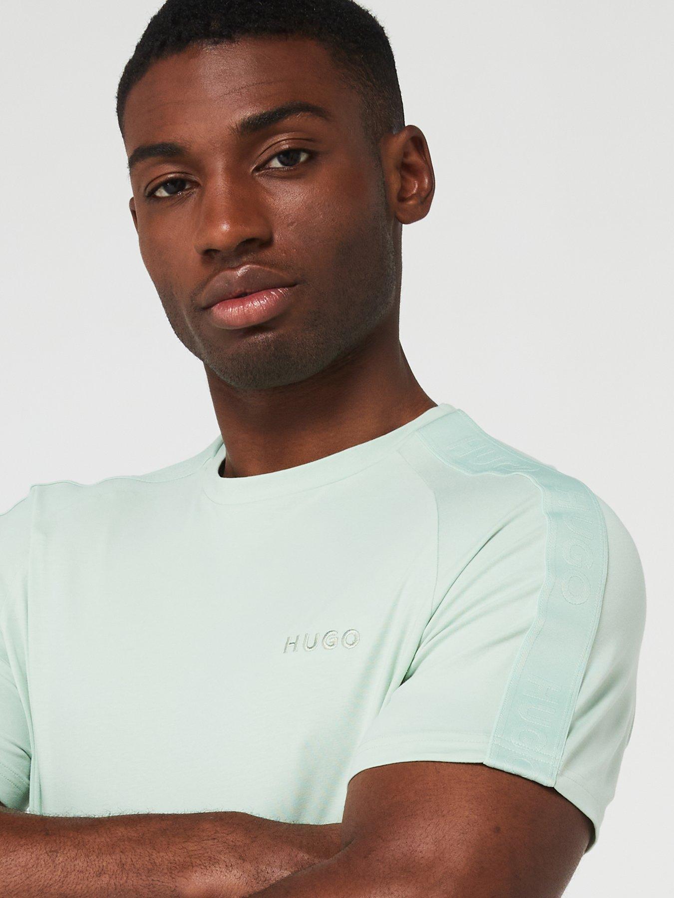 hugo-hugo-tonal-logo-loungewear-t-shirt-light-greendetail