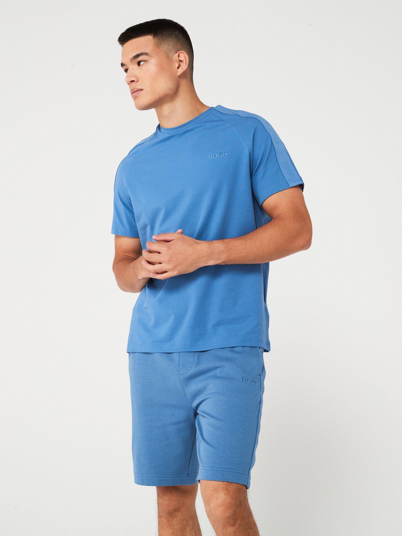 hugo-hugo-tonal-logo-loungewear-t-shirt-blue