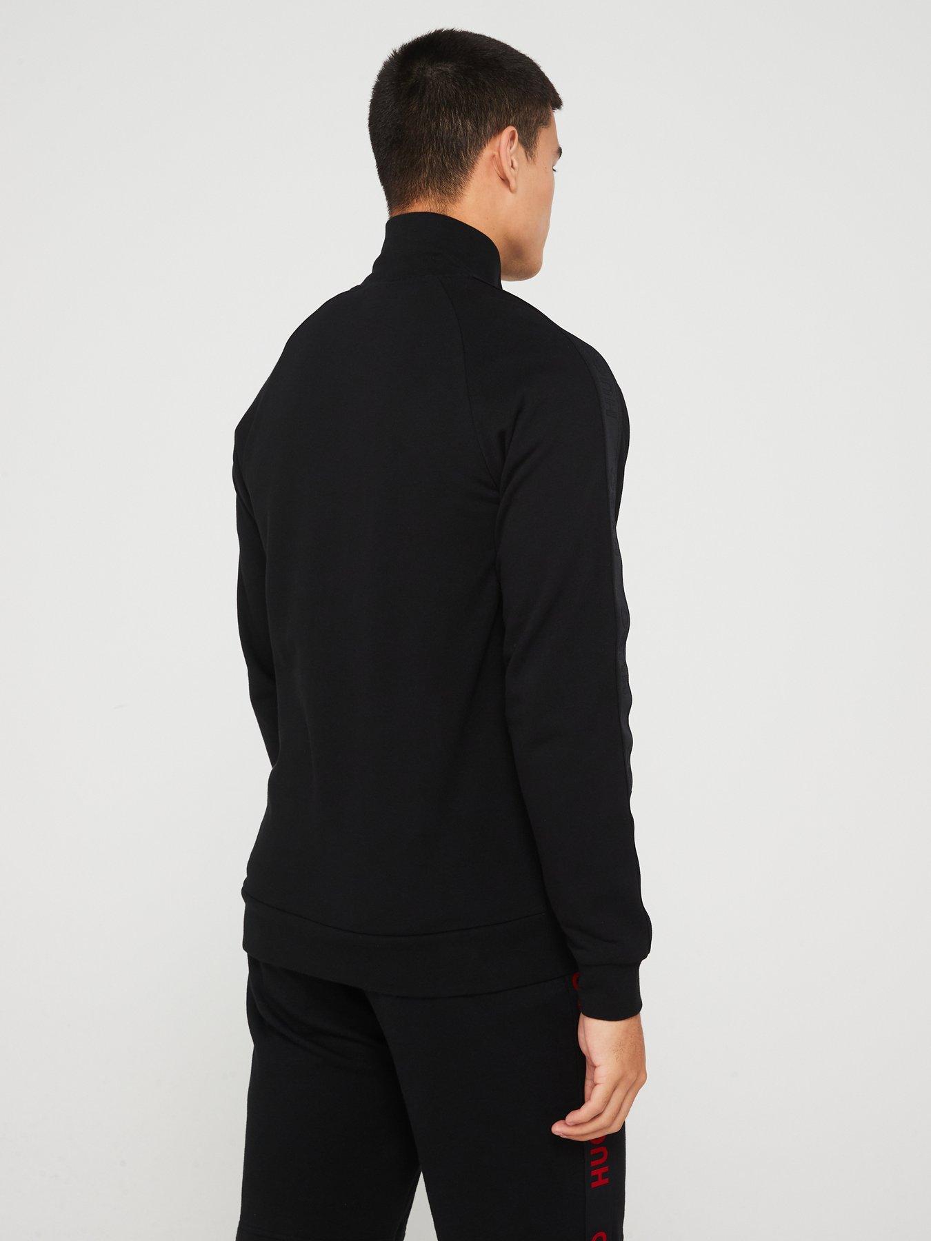 hugo-hugo-tonal-logo-zip-sweat-loungewear-track-top-blackstillFront