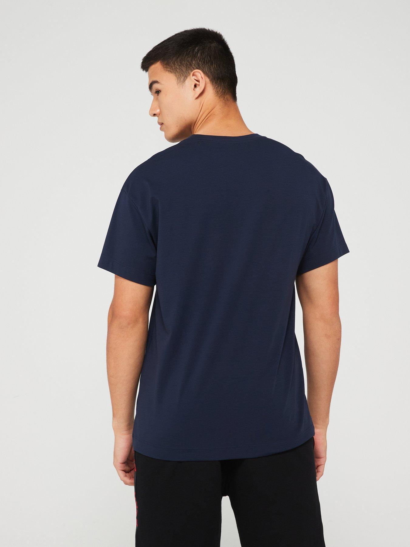 hugo-hugo-linked-loungewear-t-shirt-navystillFront