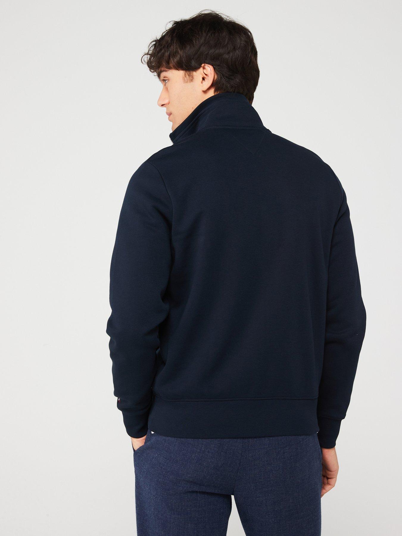 tommy-hilfiger-tommy-hilfiger-arch-logo-14-zip-sweat-navystillFront