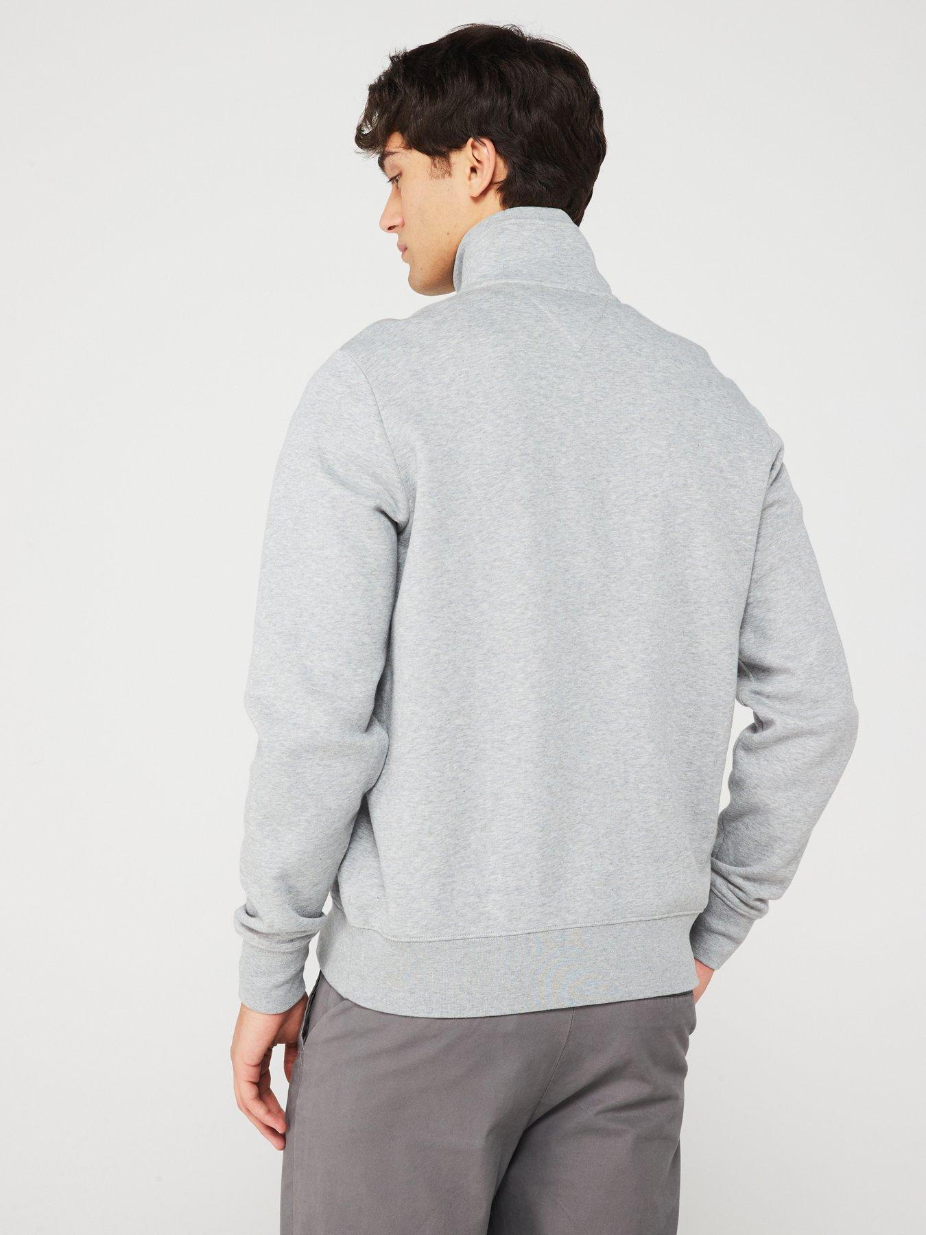 tommy-hilfiger-tommy-hilfiger-arch-logo-14-zip-sweat-greystillFront