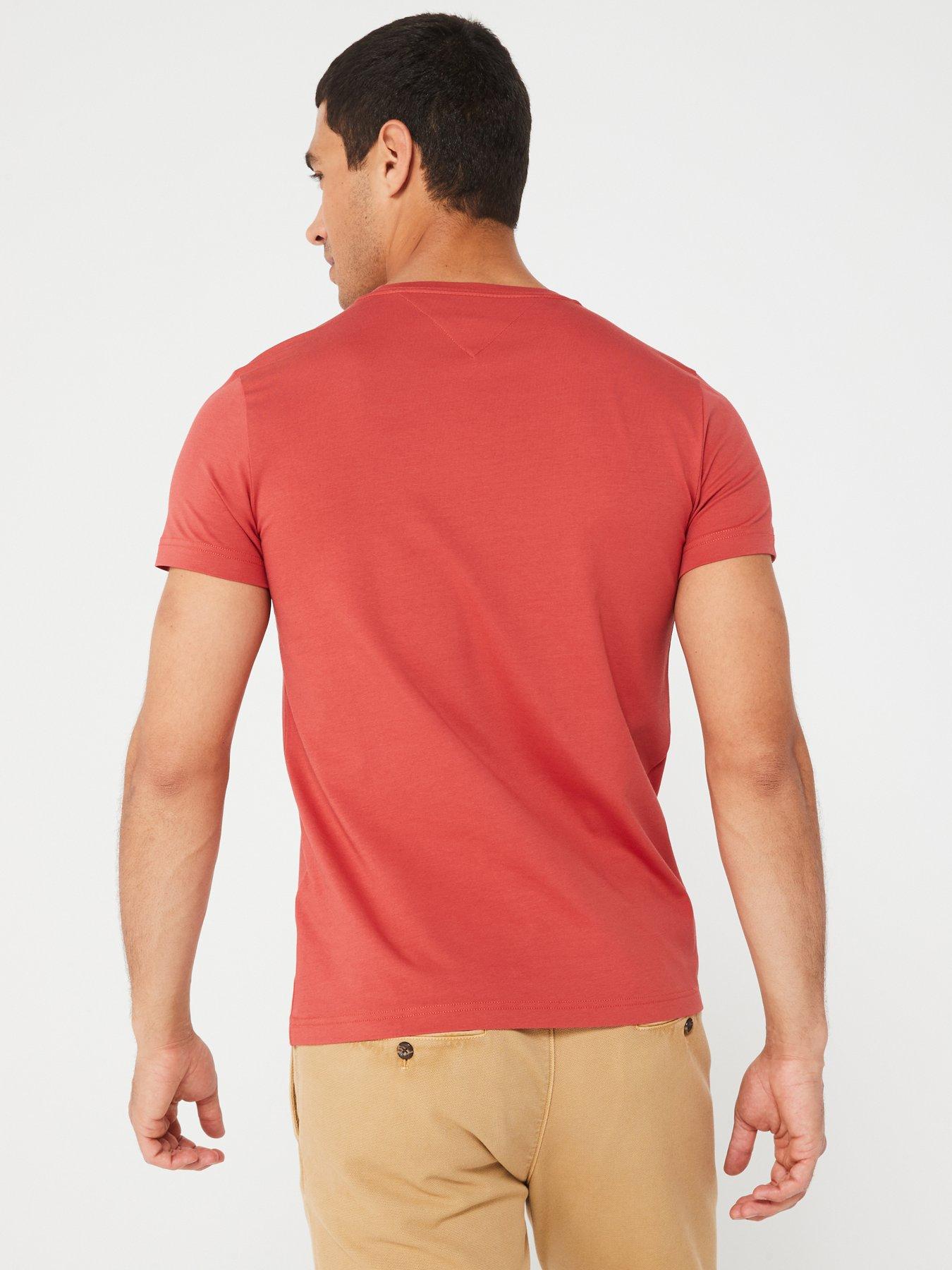 tommy-hilfiger-tommy-hilfiger-stretch-slim-fit-t-shirt-redstillFront