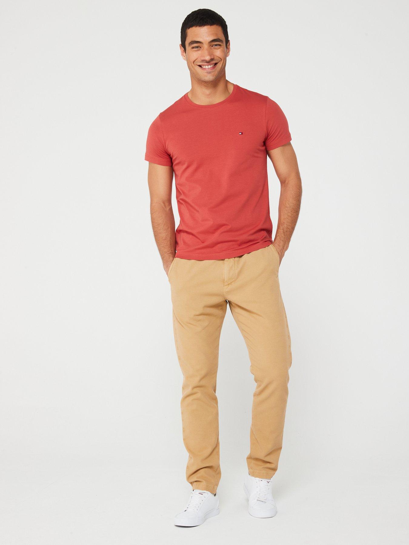 tommy-hilfiger-tommy-hilfiger-stretch-slim-fit-t-shirt-redback