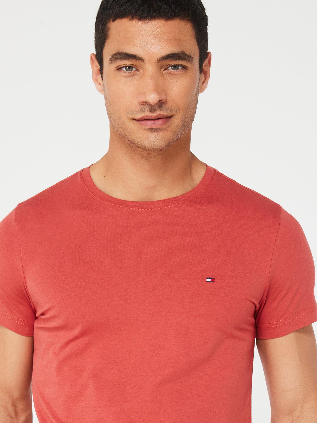 tommy-hilfiger-tommy-hilfiger-stretch-slim-fit-t-shirt-reddetail