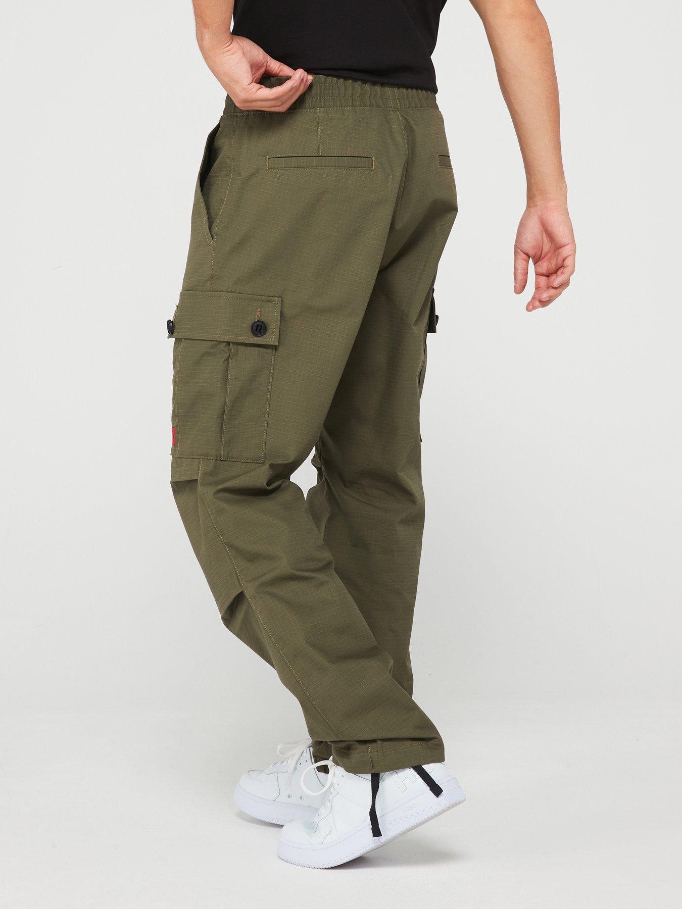 hugo-hugo-garlo233-regular-fot-drawstring-cargo-pants-dark-olivestillFront