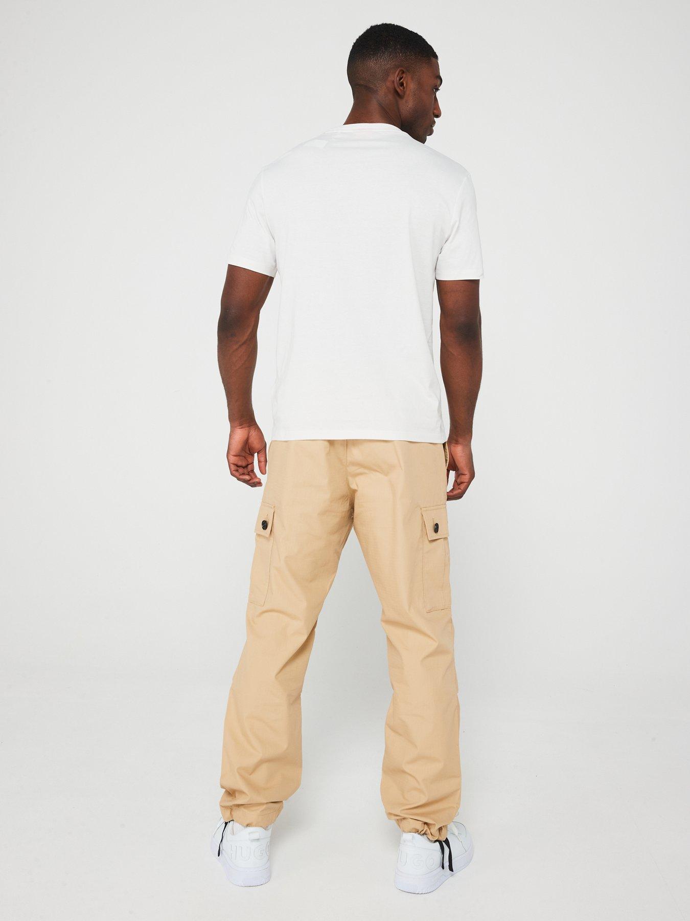 hugo-garlo233-regular-fit-drawstring-cargo-pants--beigedetail