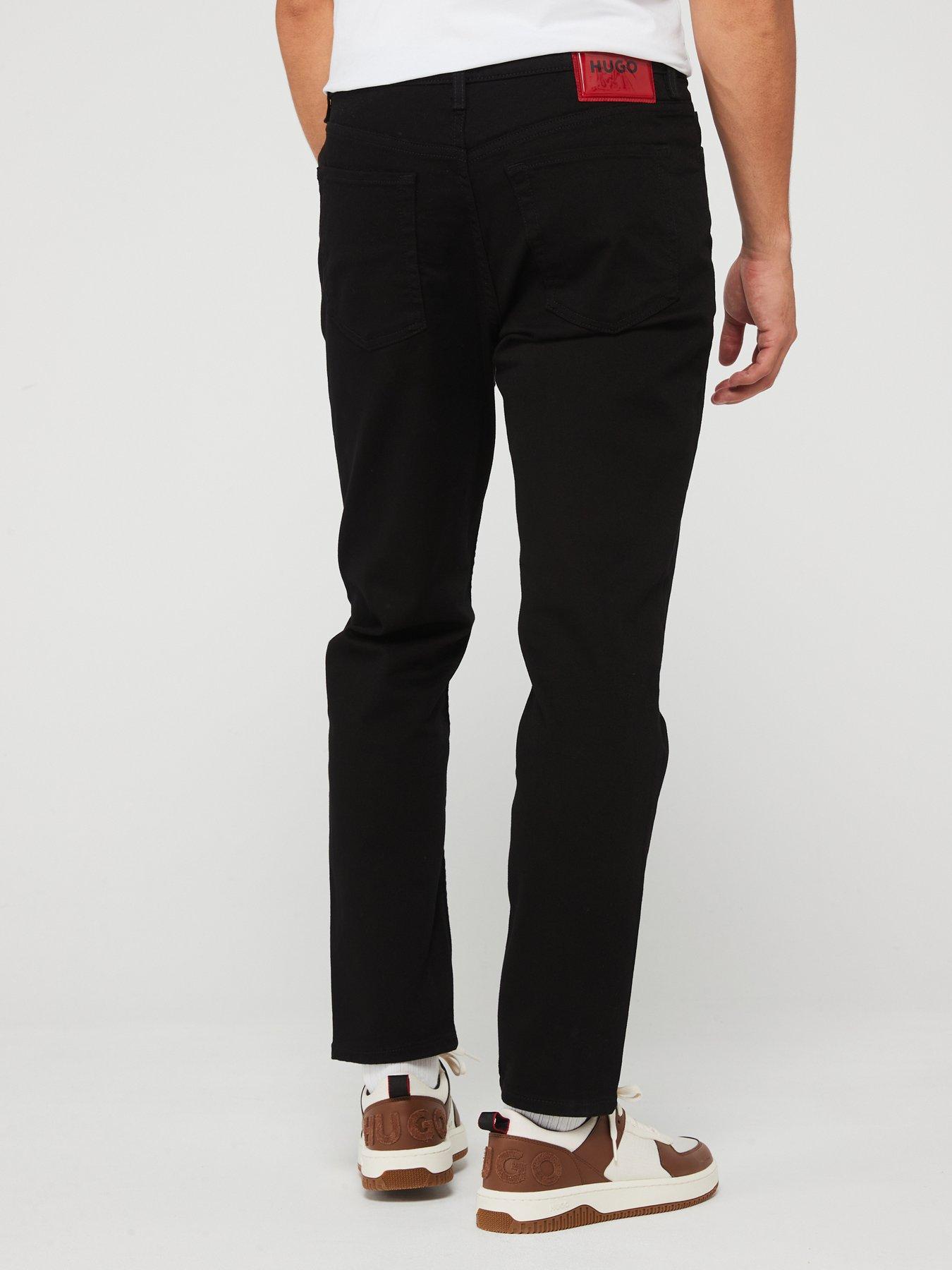 hugo-hugo-634-tapered-fit-gel-logo-comfort-stretch-jeans-blackstillFront