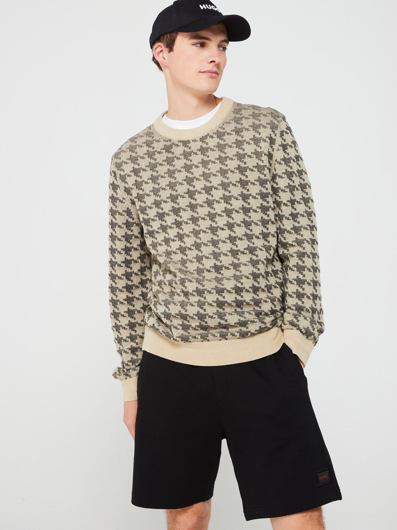 hugo-hugo-steeth-houndstooth-pattern-knitted-jumper-beige