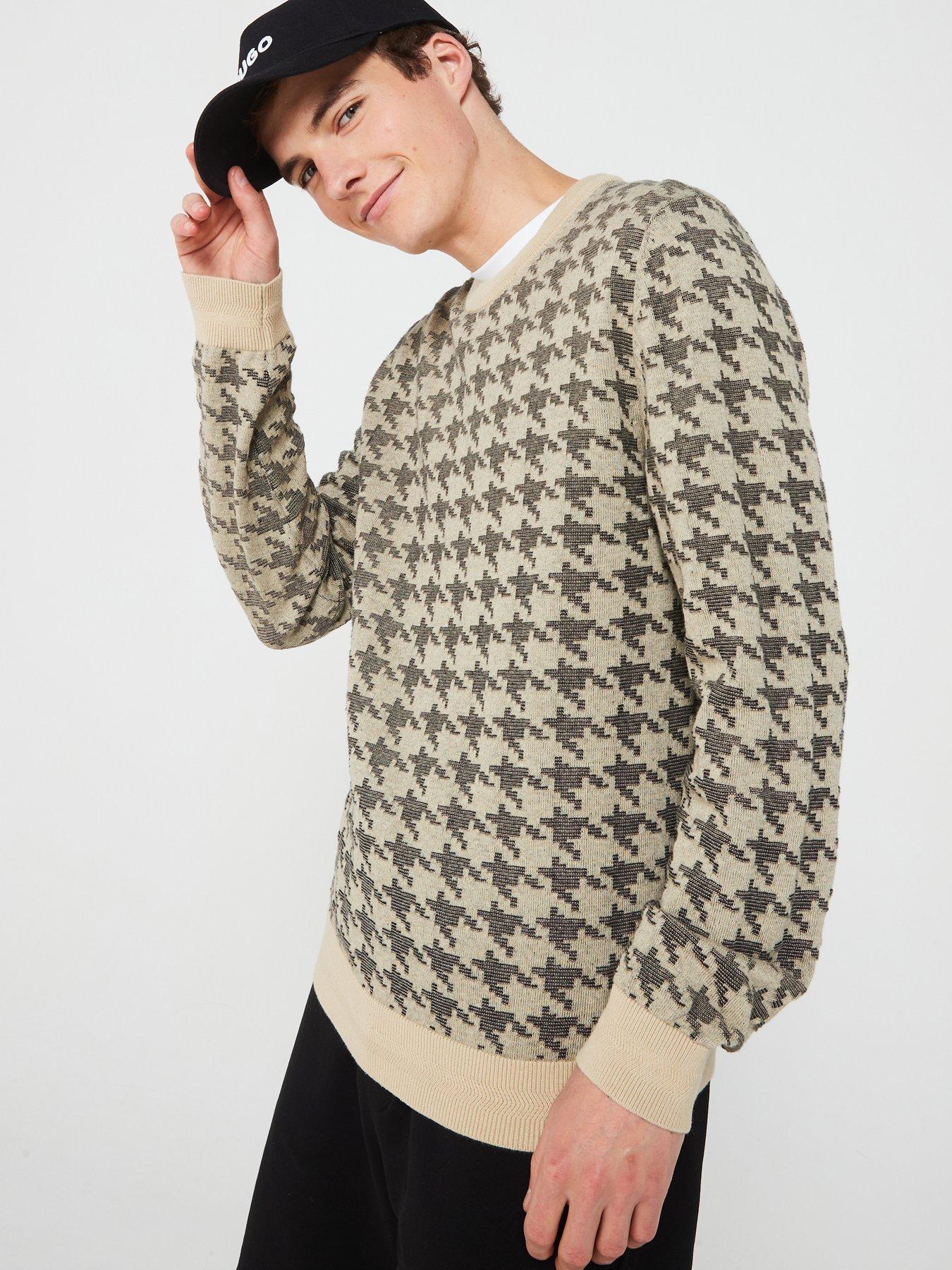 hugo-hugo-steeth-houndstooth-pattern-knitted-jumper-beigeoutfit