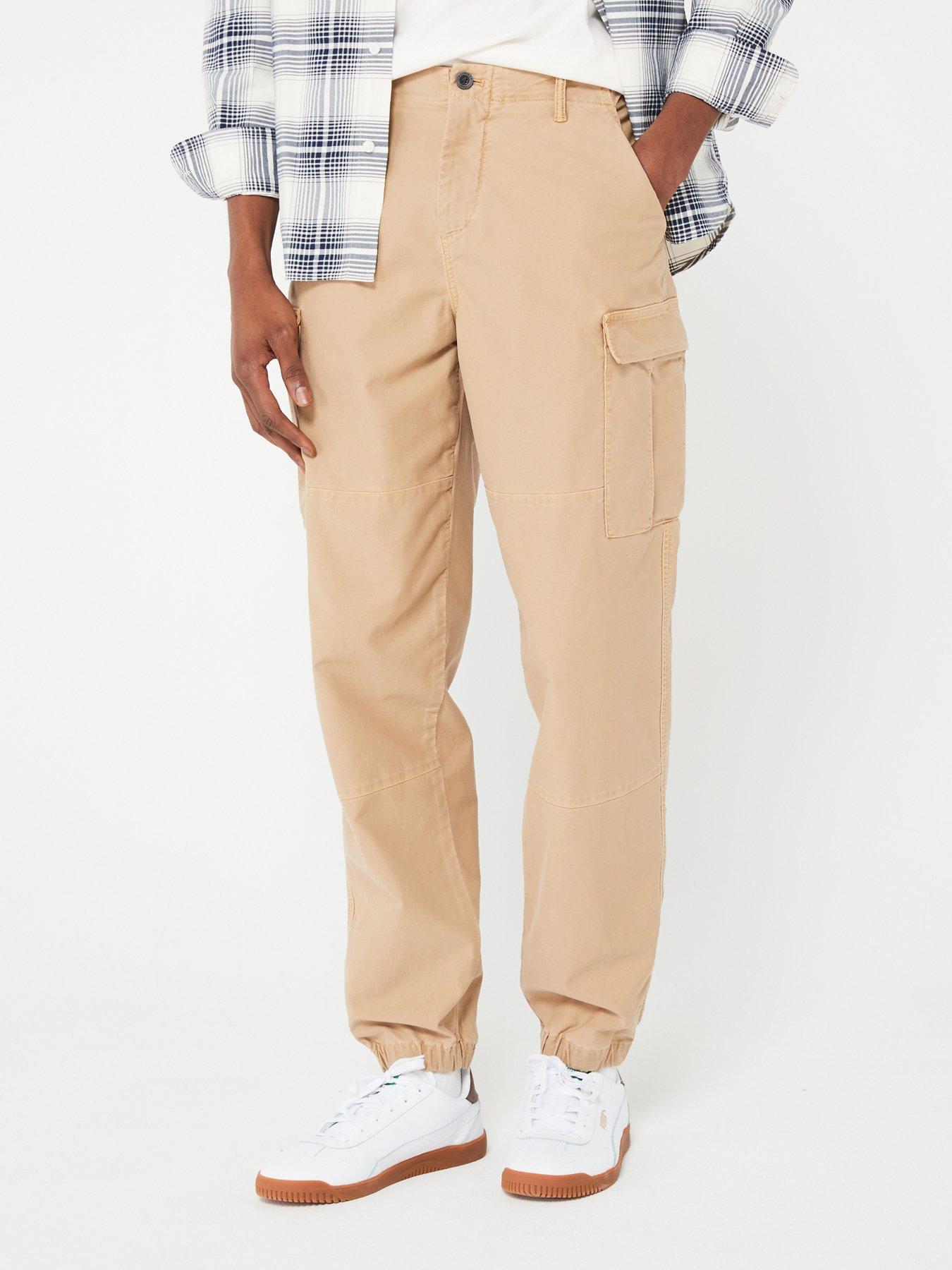 tommy-hilfiger-tommy-hilfiger-garment-dyed-gabardine-cargo-pants-light-beige