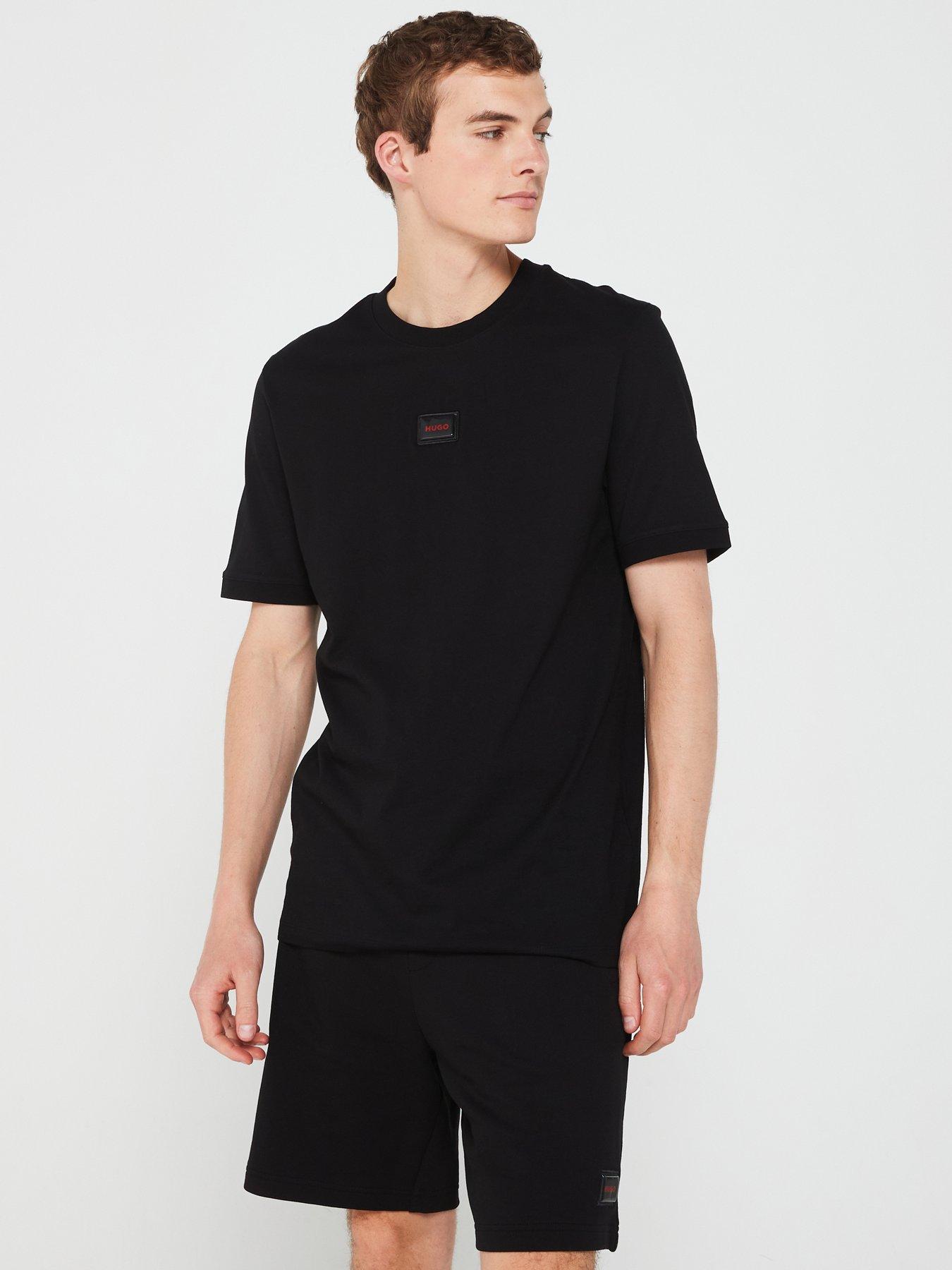 hugo-hugo-diragolino-regular-fit-gel-logo-t-shirt-blackoutfit