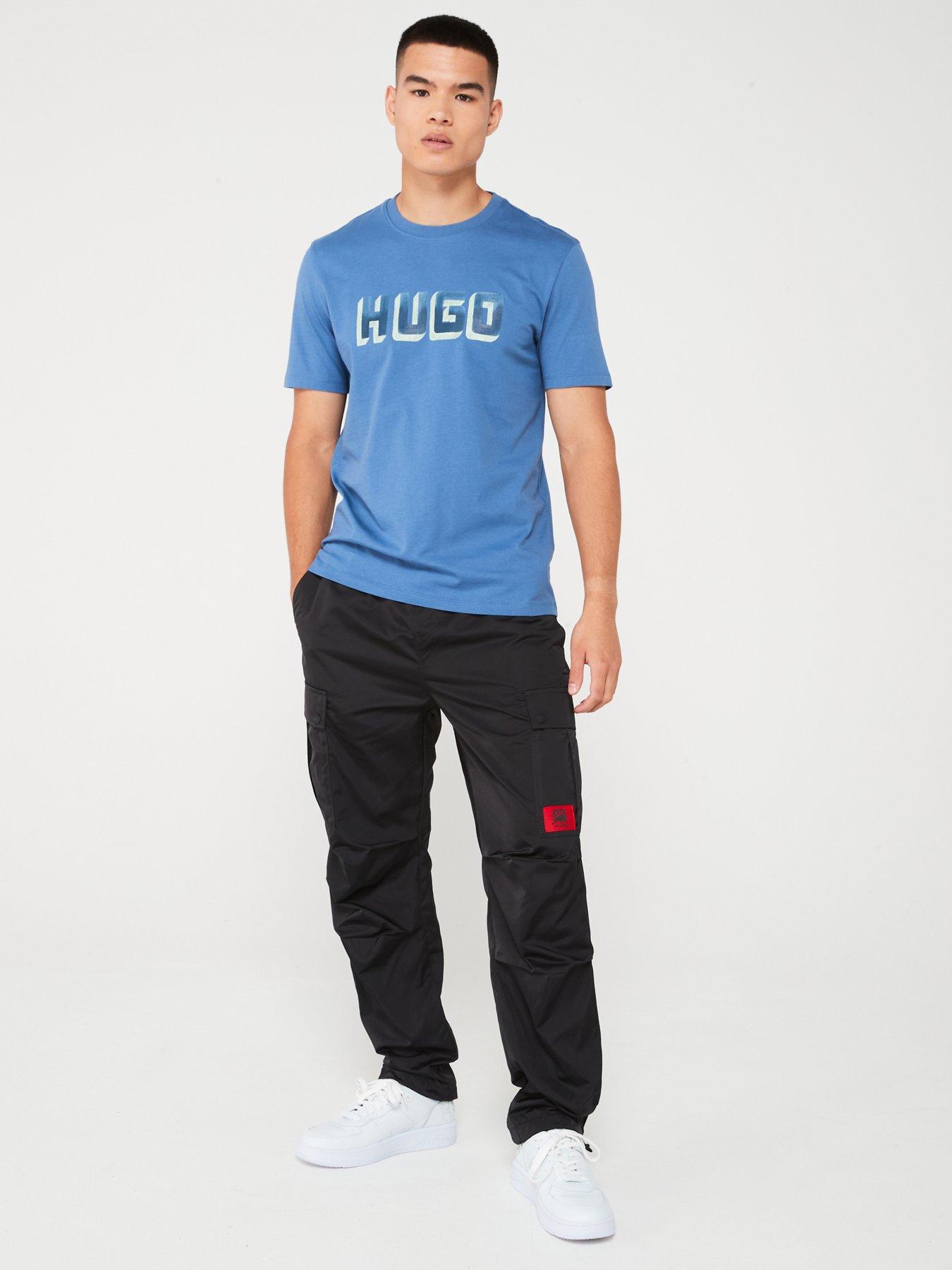 hugo-hugo-daqerio-regular-fit-hand-paint-logo-t-shirt-mid-blueback