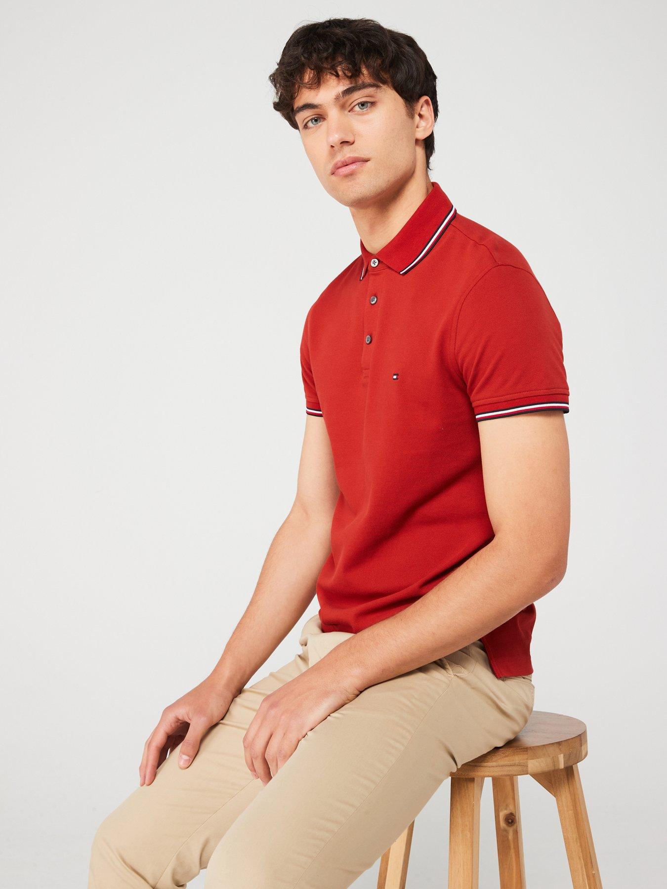 tommy-hilfiger-tommy-hilfiger-1985-tipped-slim-fit-polo-shirt-dark-reddetail