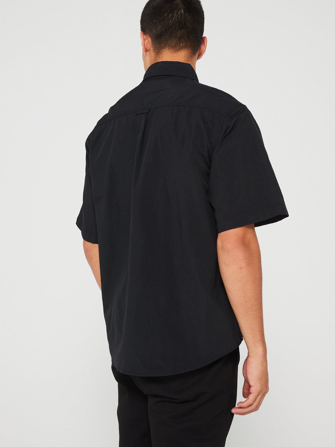 hugo-hugo-eratino-oversized-double-pocket-short-sleeve-shirt-blackstillFront