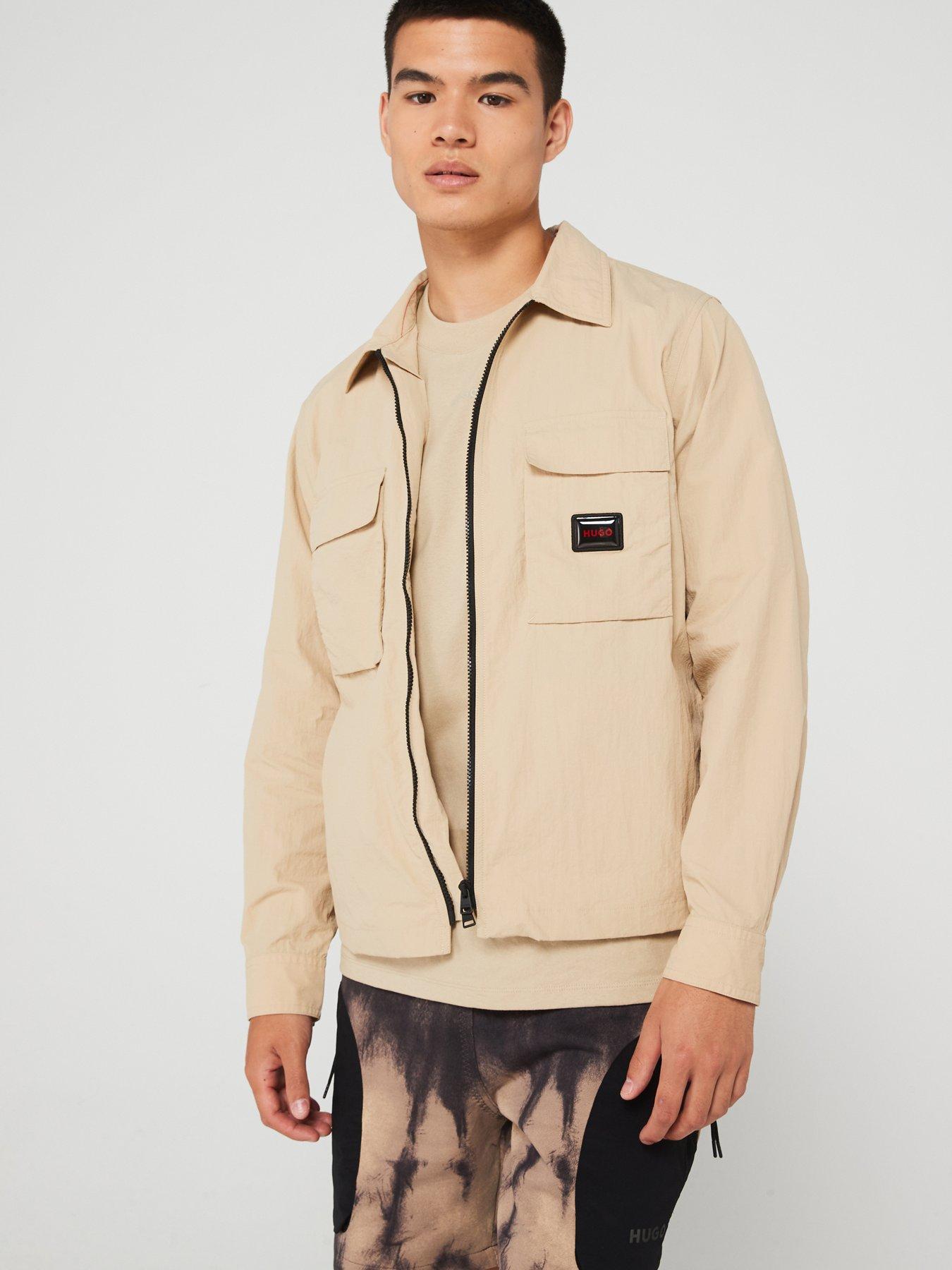 hugo-hugo-eselio-gel-logo-nylon-zip-overshirt-beige