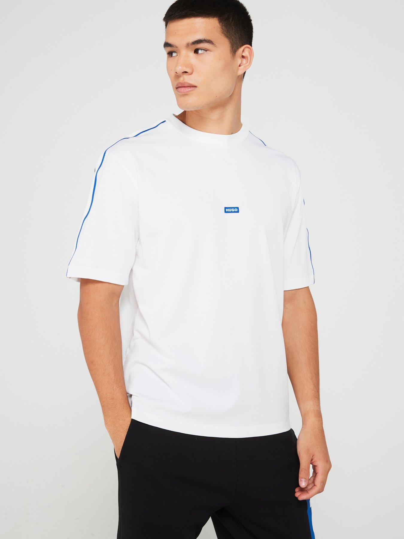 hugo-blue-neloy-regular-fit-shoulder-tape-t-shirt-white