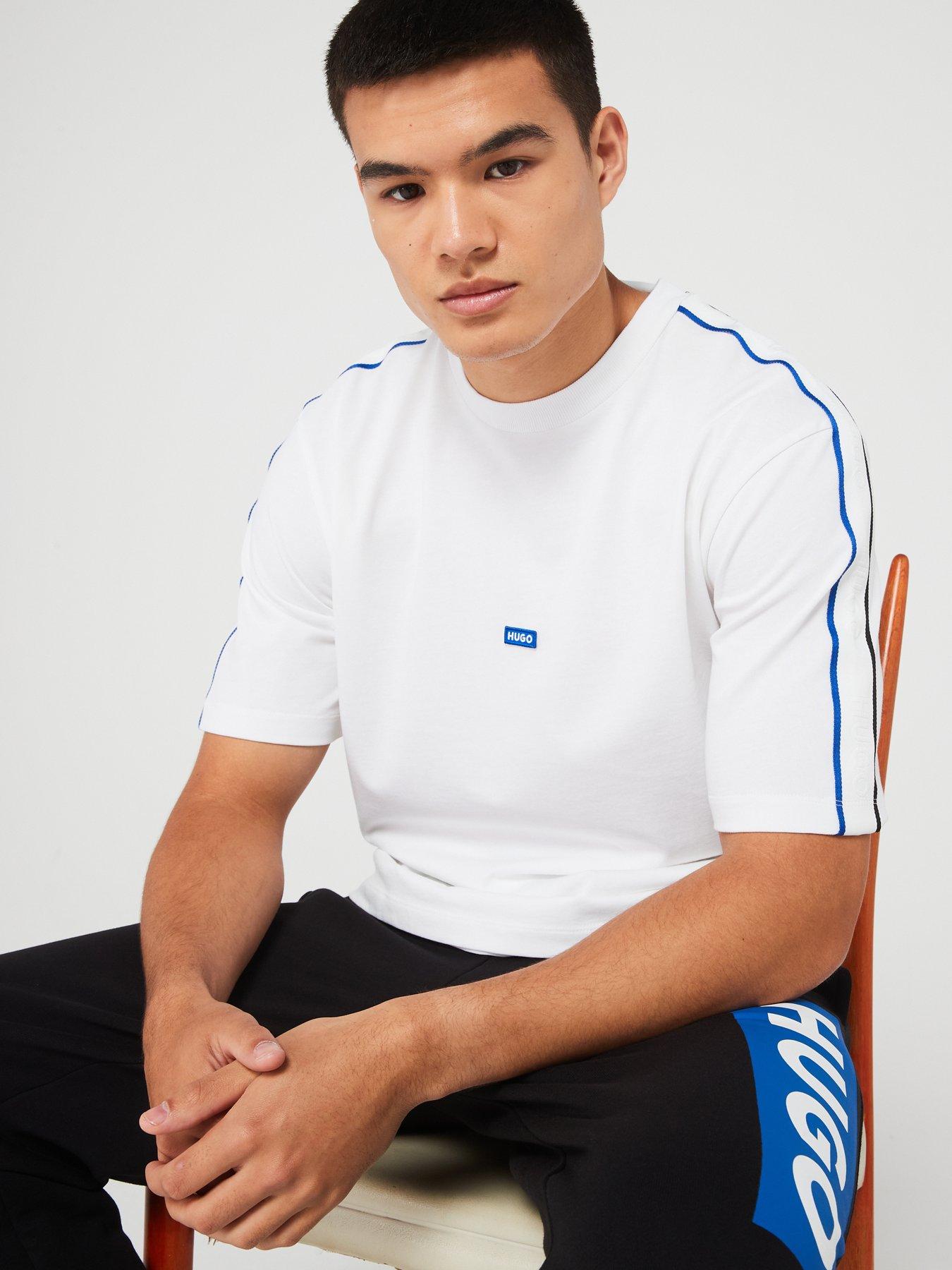 hugo-blue-neloy-regular-fit-shoulder-tape-t-shirt-whitedetail