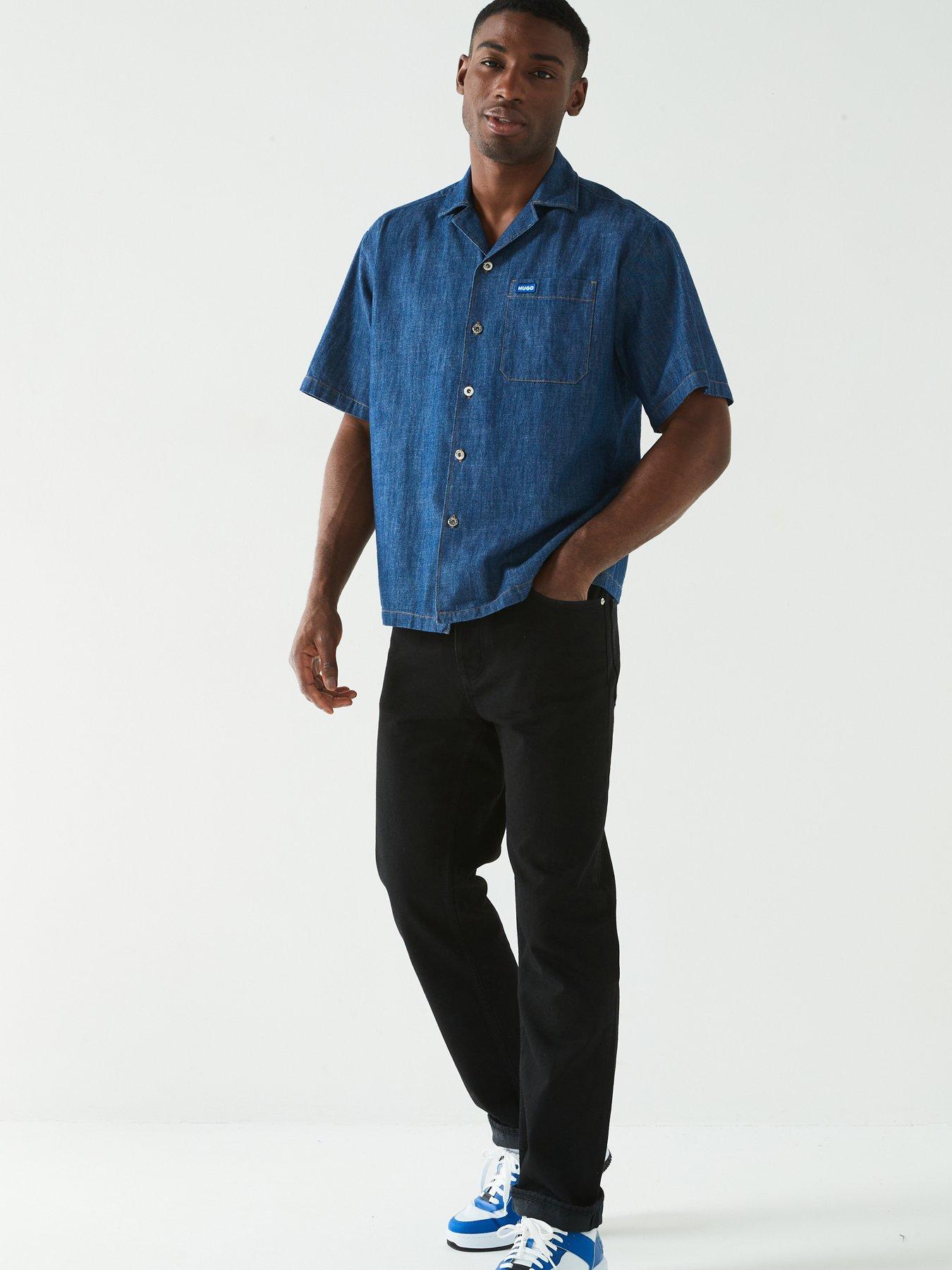 hugo-blue-eligino-oversized-denim-short-sleeve-shirt-blueback