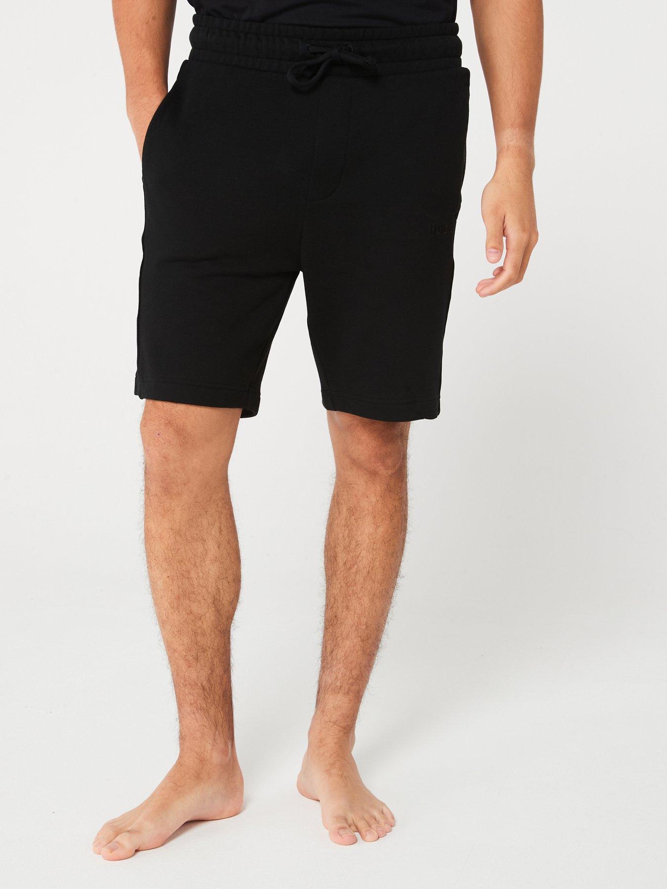 hugo-hugo-tonal-logo-loungewear-shorts-black