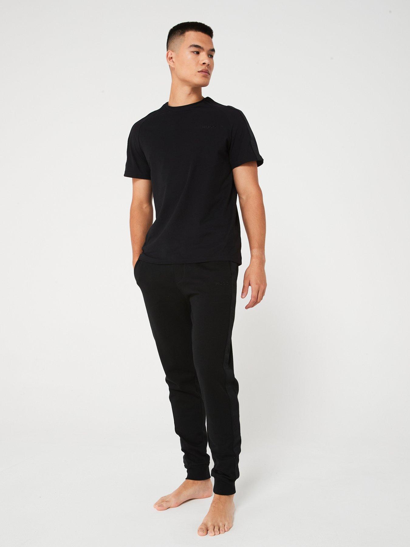 hugo-hugo-tonal-logo-cuff-loungewear-pants-blackback