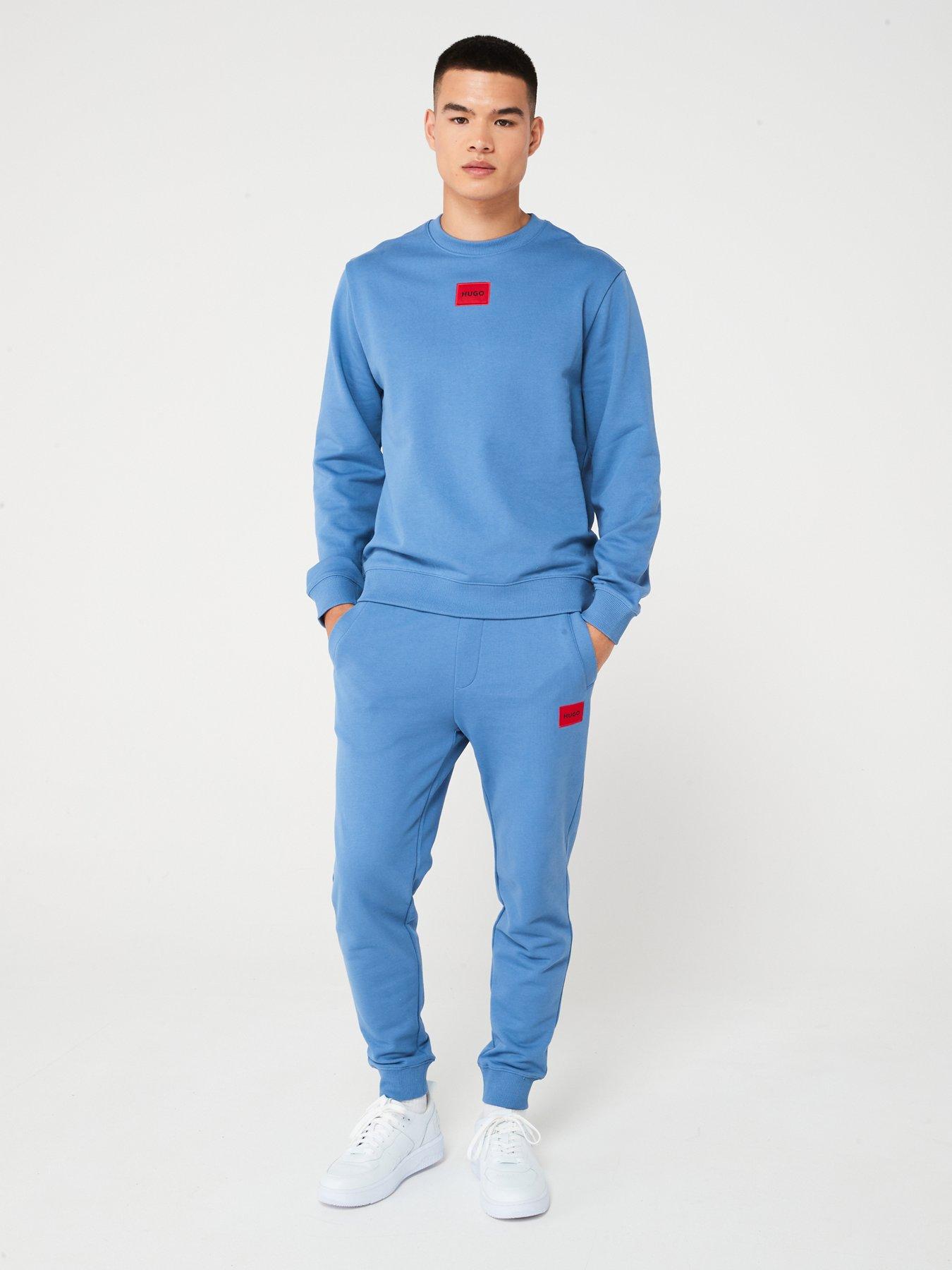 hugo-hugo-diragol-small-centre-patch-logo-crew-sweat-mid-blueback