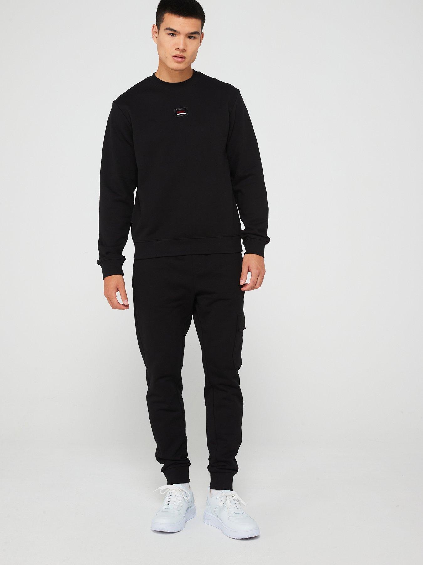 hugo-hugo-diragol-regular-fit-gel-logo-crew-sweat-blackback