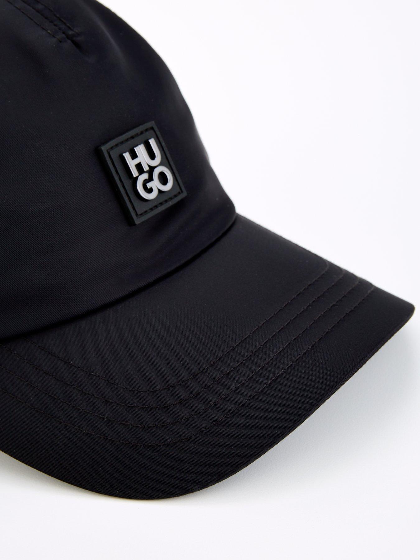 hugo-hugo-jude-stacked-nikel-logo-nylon-baseball-cap-blackback