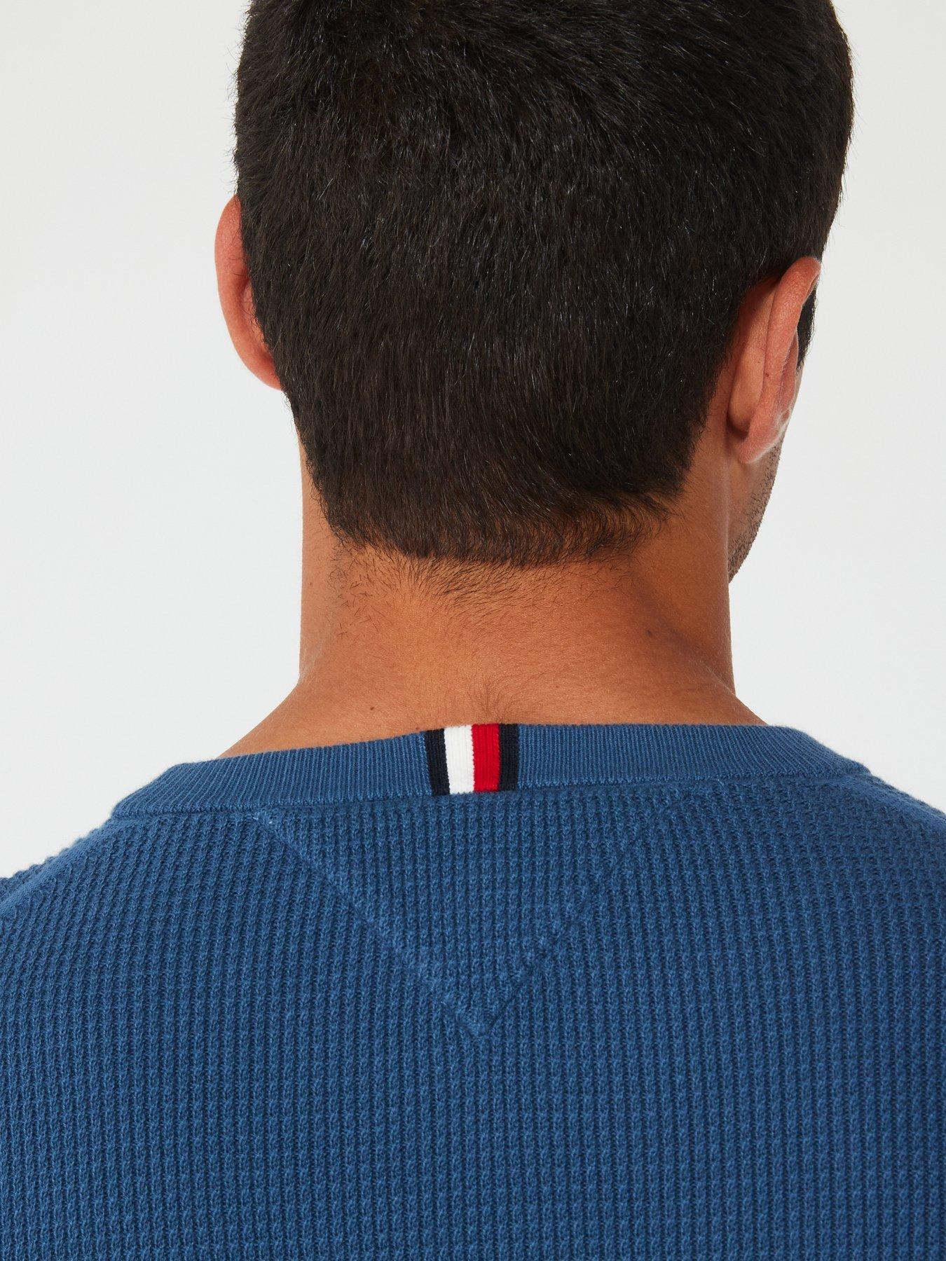 tommy-hilfiger-tommy-hilfiger-refined-structure-cotton-crew-knitted-jumper-bluedetail