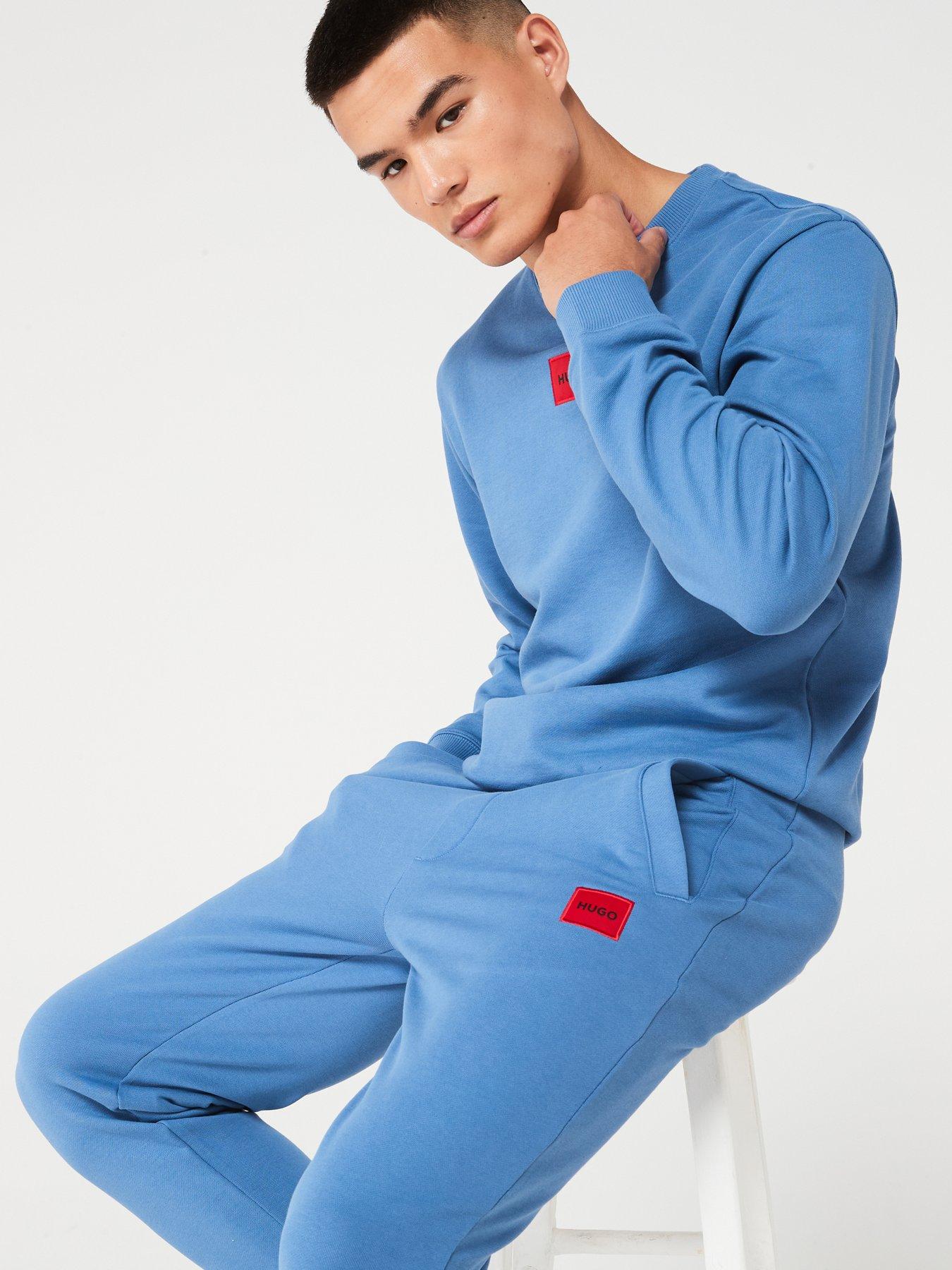 hugo-hugo-doak212-logo-cuff-joggers-mid-blueoutfit