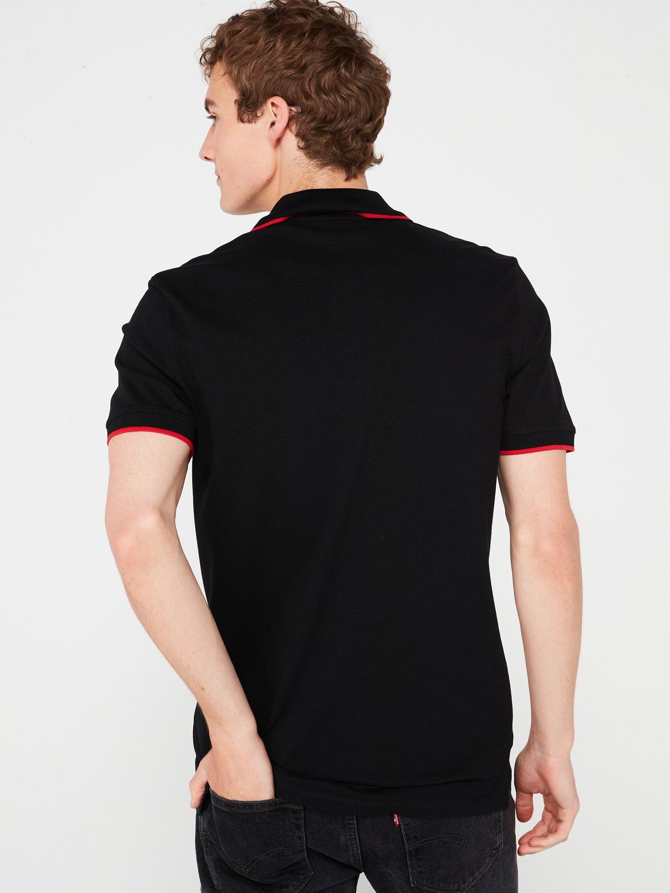 hugo-dinoso222-slim-fit-tipping-polo-shirt-blackredstillFront