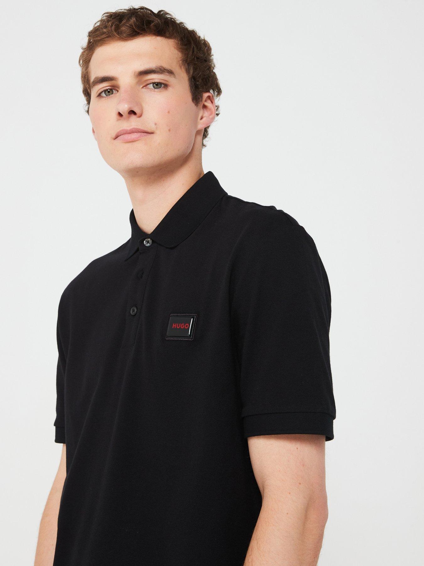 hugo-hugo-dereso-regular-fit-gel-logo-polo-shirt-blackoutfit