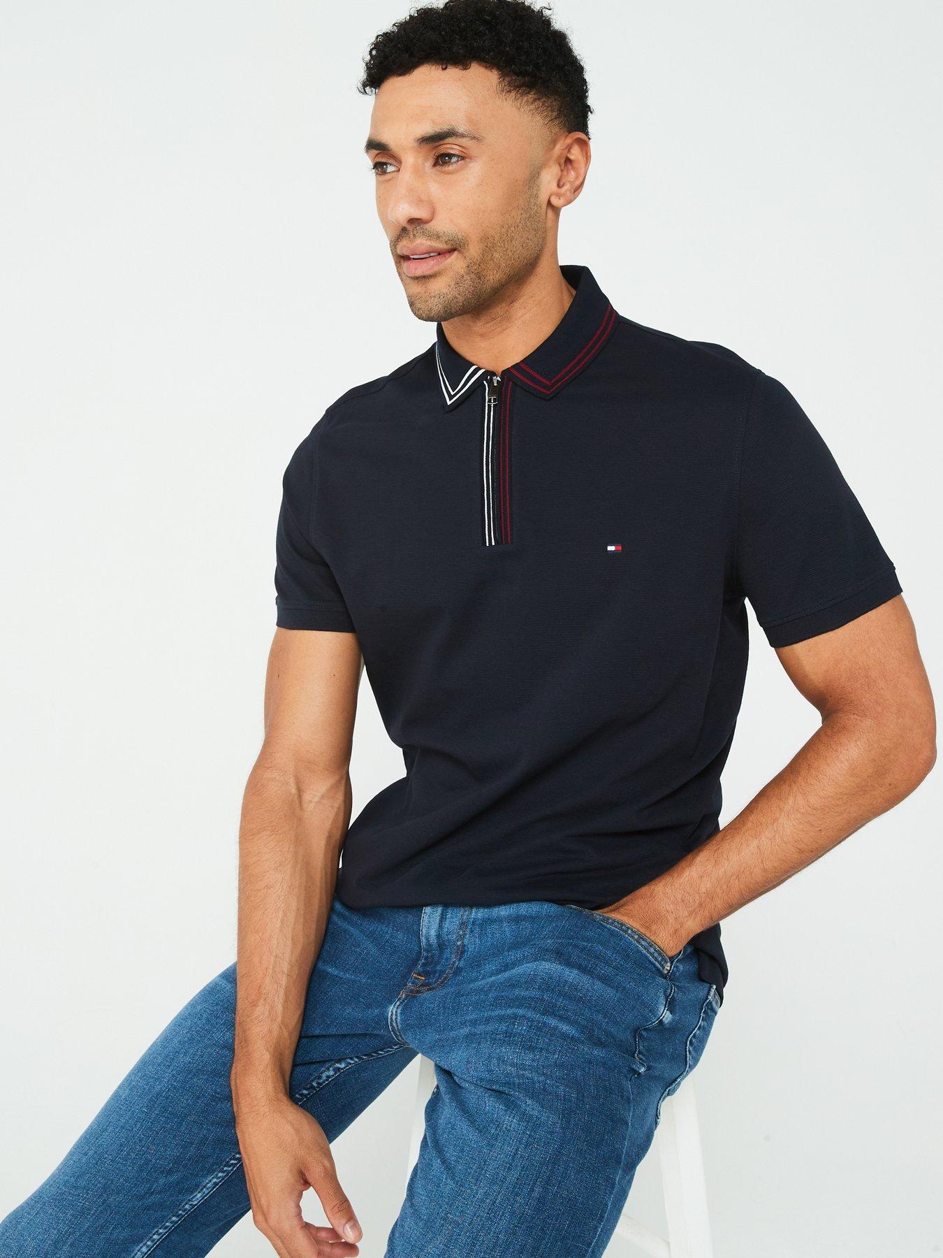 tommy-hilfiger-tommy-hilfiger-zip-placket-tipping-regular-fit-polo-shirt-navyoutfit