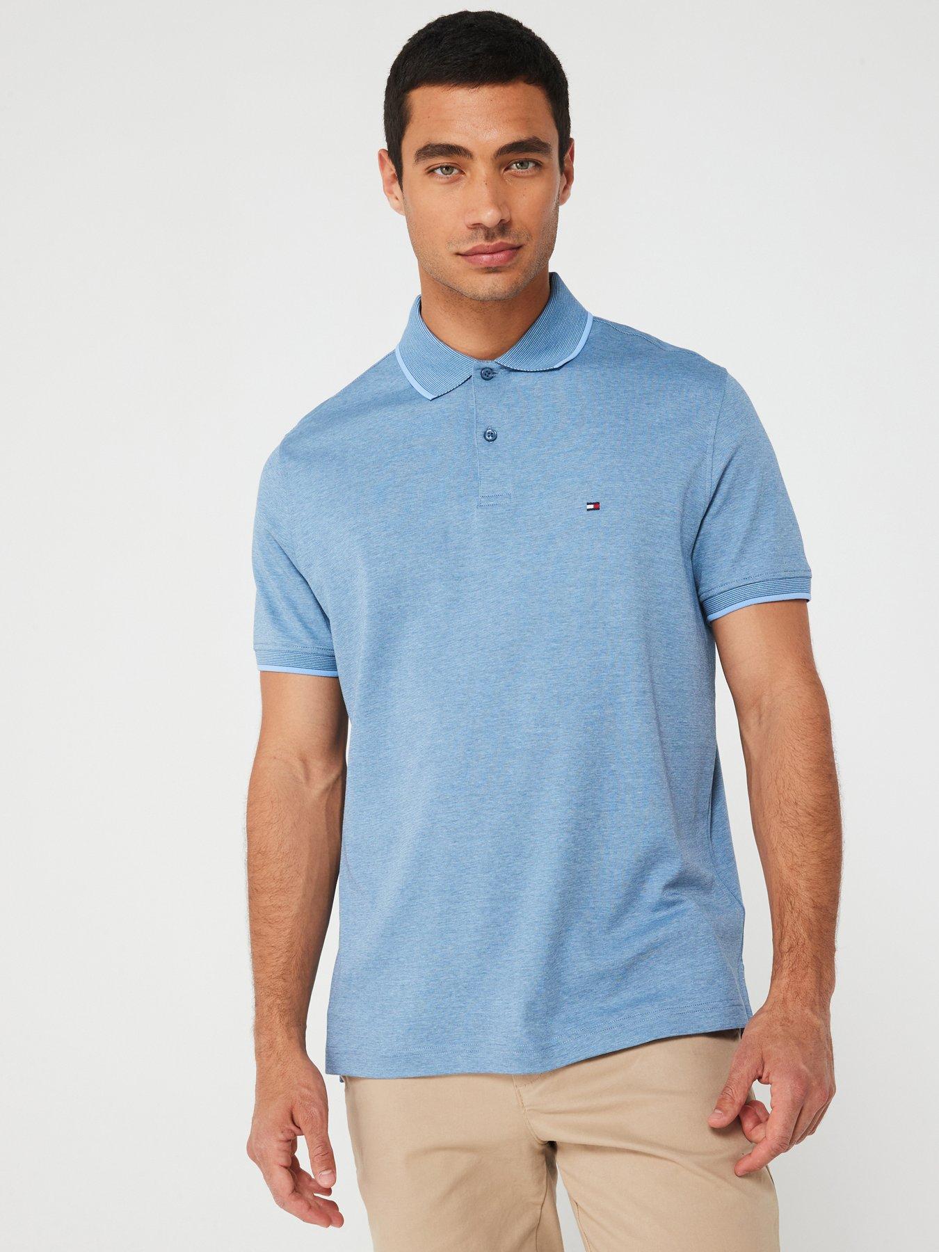 tommy-hilfiger-two-tone-interlock-regular-fit-polo-shirt-light-blue