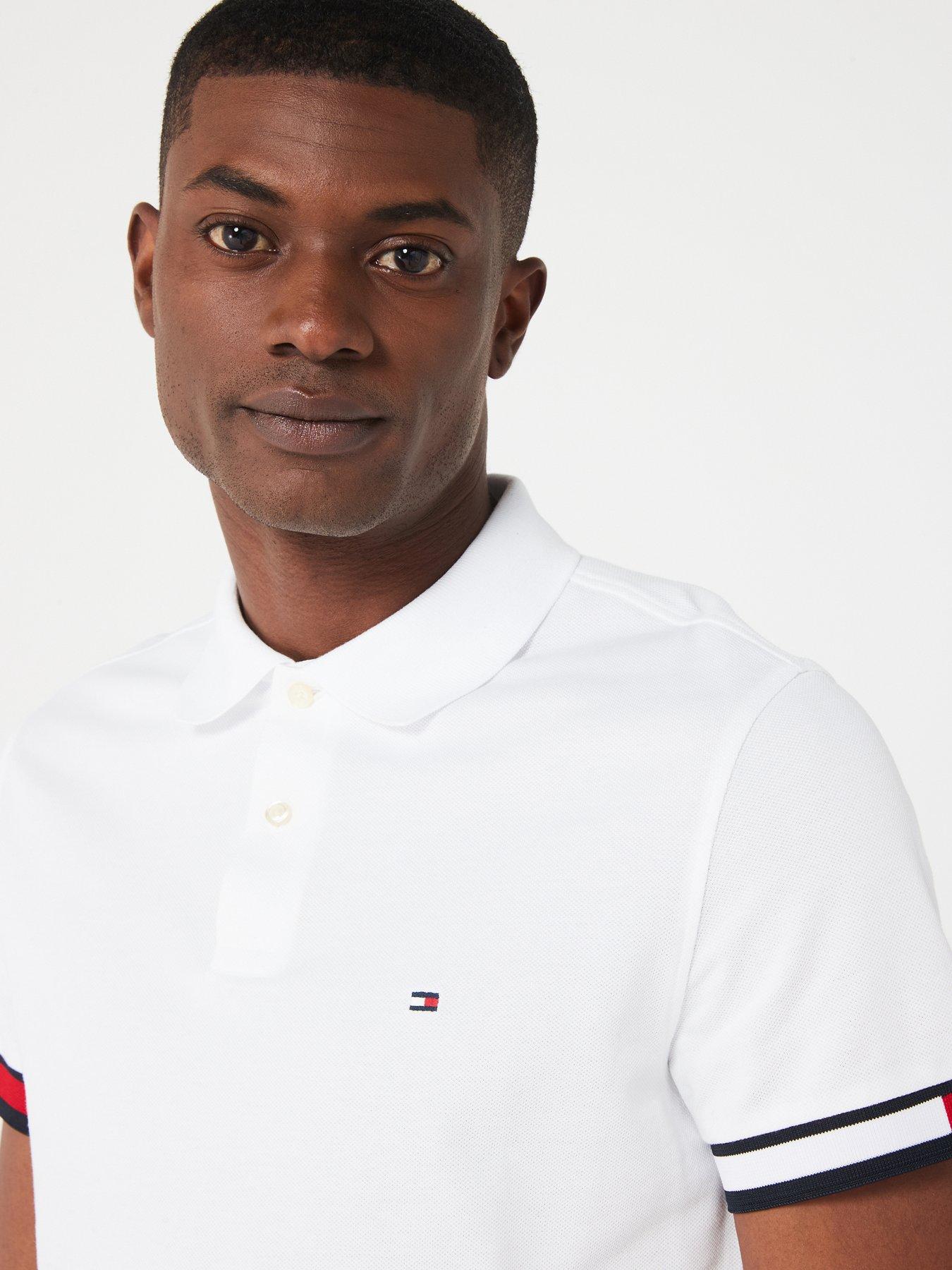 tommy-hilfiger-tommy-hilfiger-flag-cuff-flag-slim-fit-polo-shirt-whiteoutfit