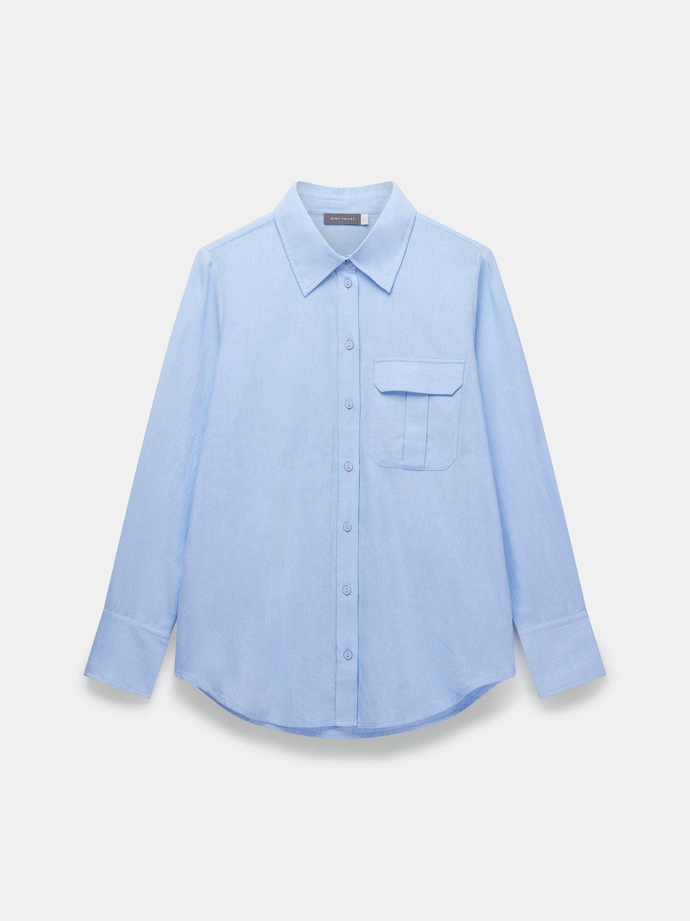 mint-velvet-blue-chambray-oversized-shirtdetail